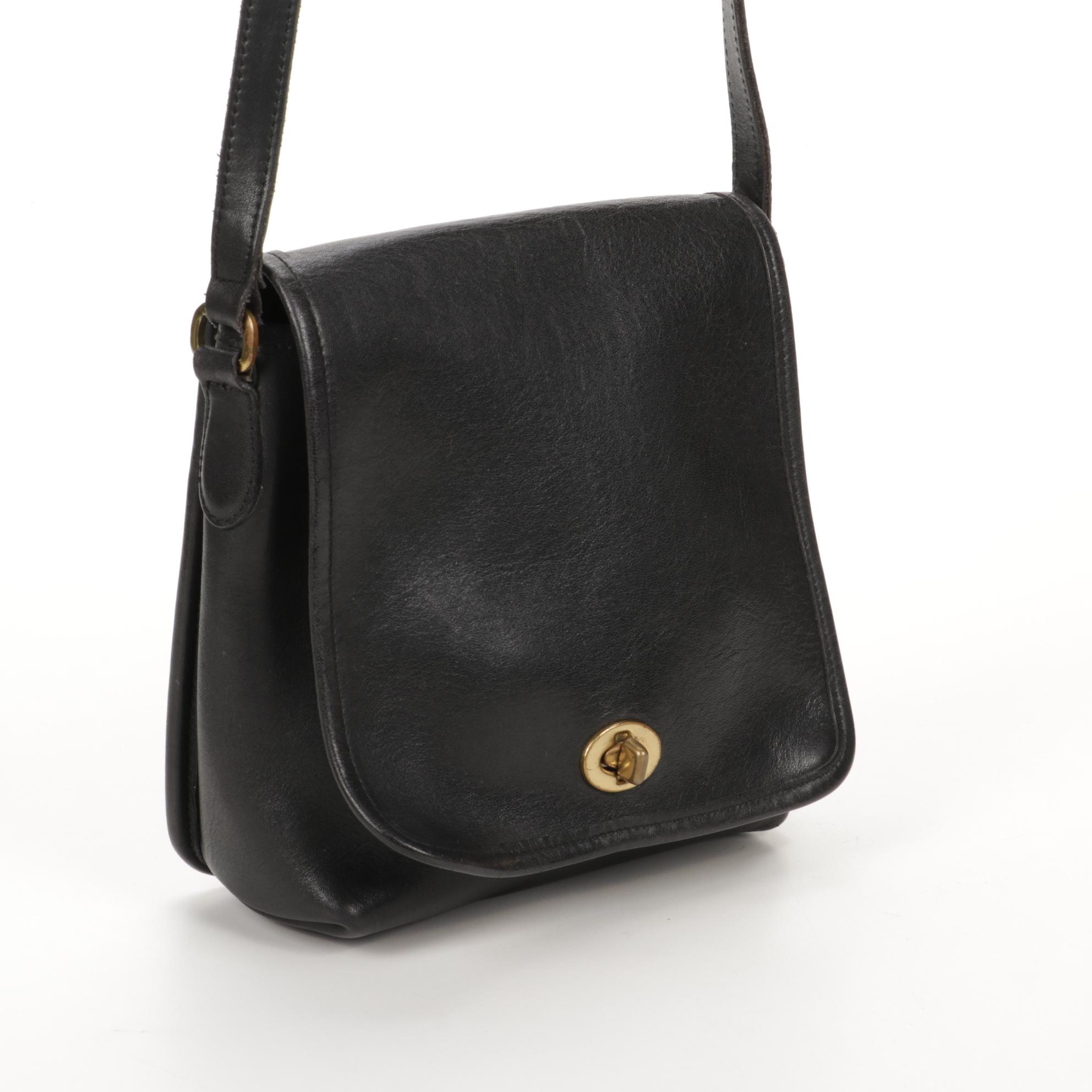 Coach Black Leather Crossbody and Shoulder Bags