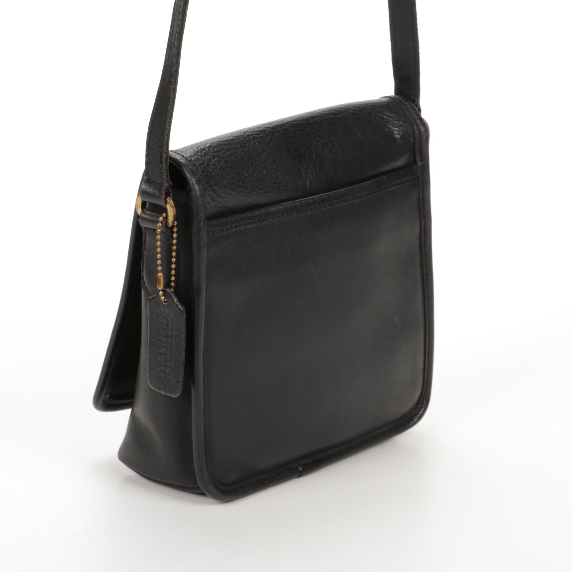 Coach Black Leather Crossbody and Shoulder Bags