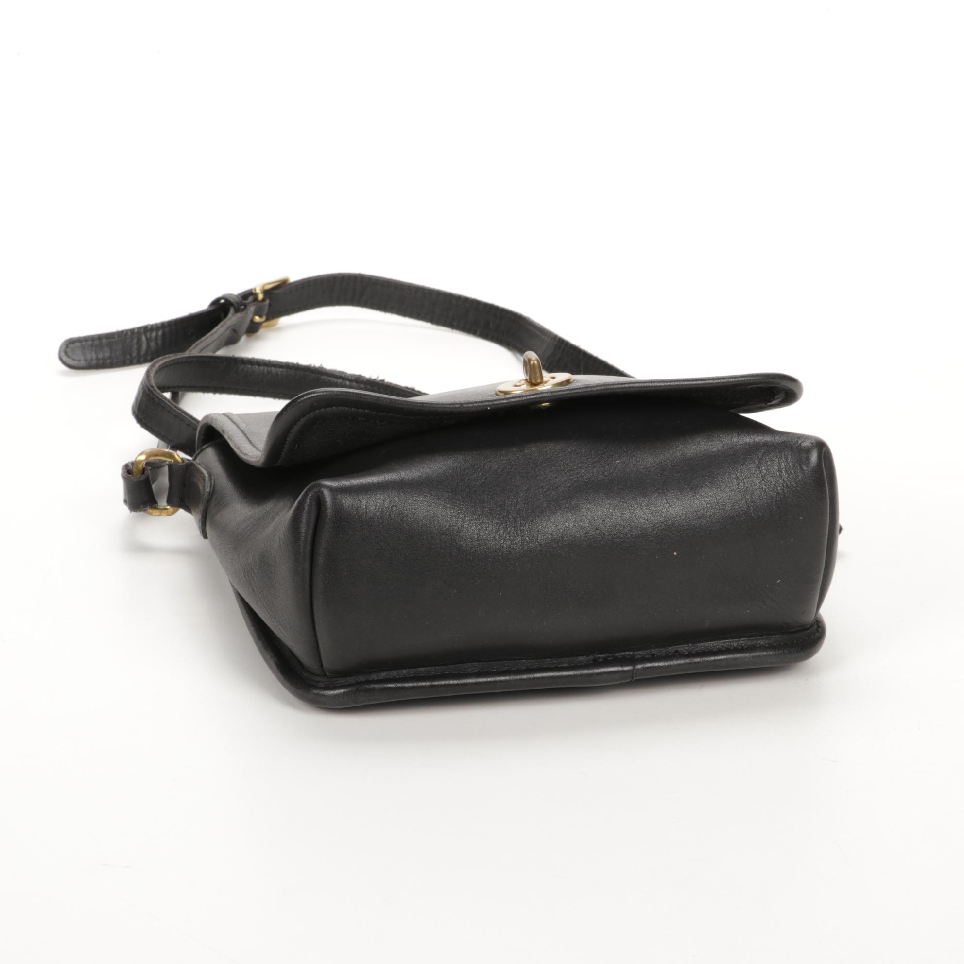 Coach Black Leather Crossbody and Shoulder Bags