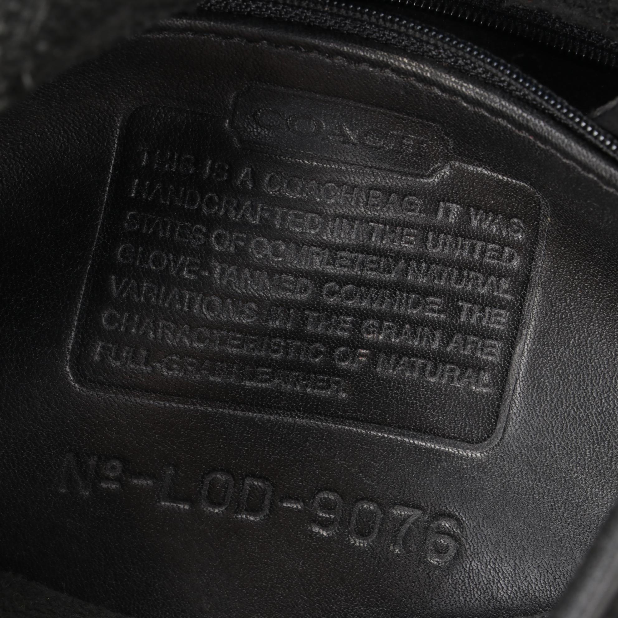 Coach Black Leather Crossbody and Shoulder Bags