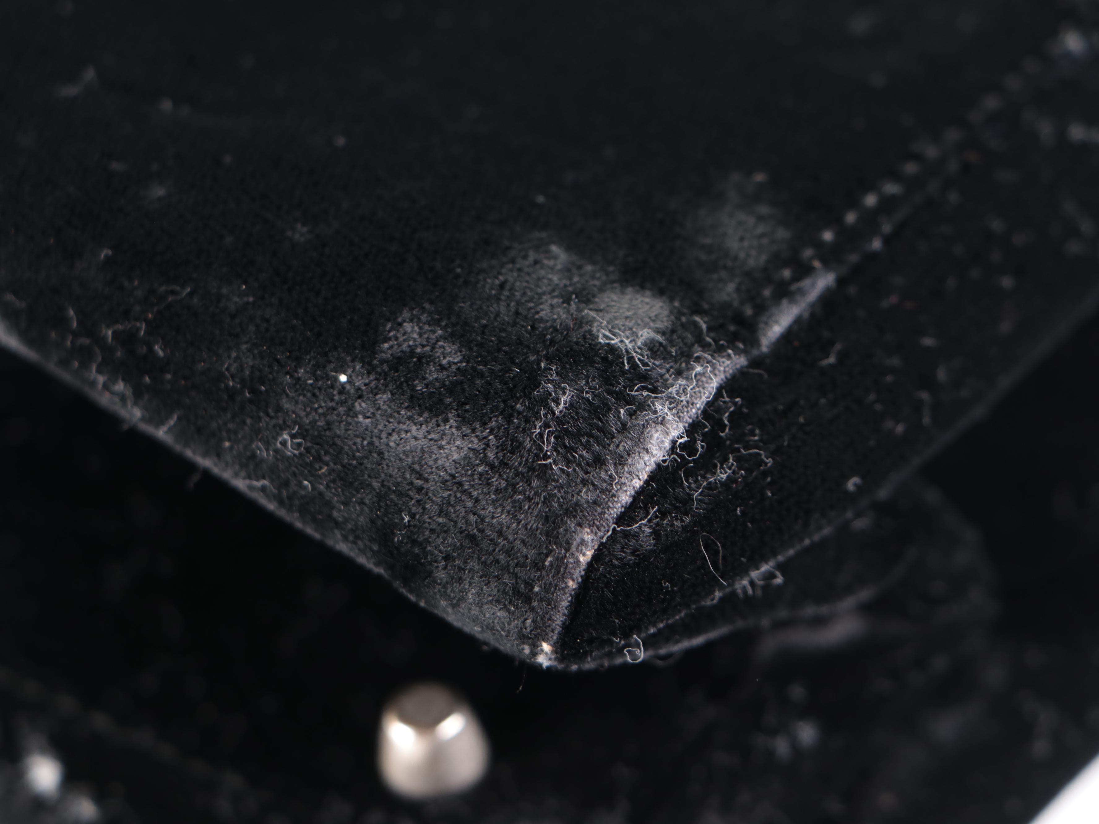 Prada Handbag in Black Velvet