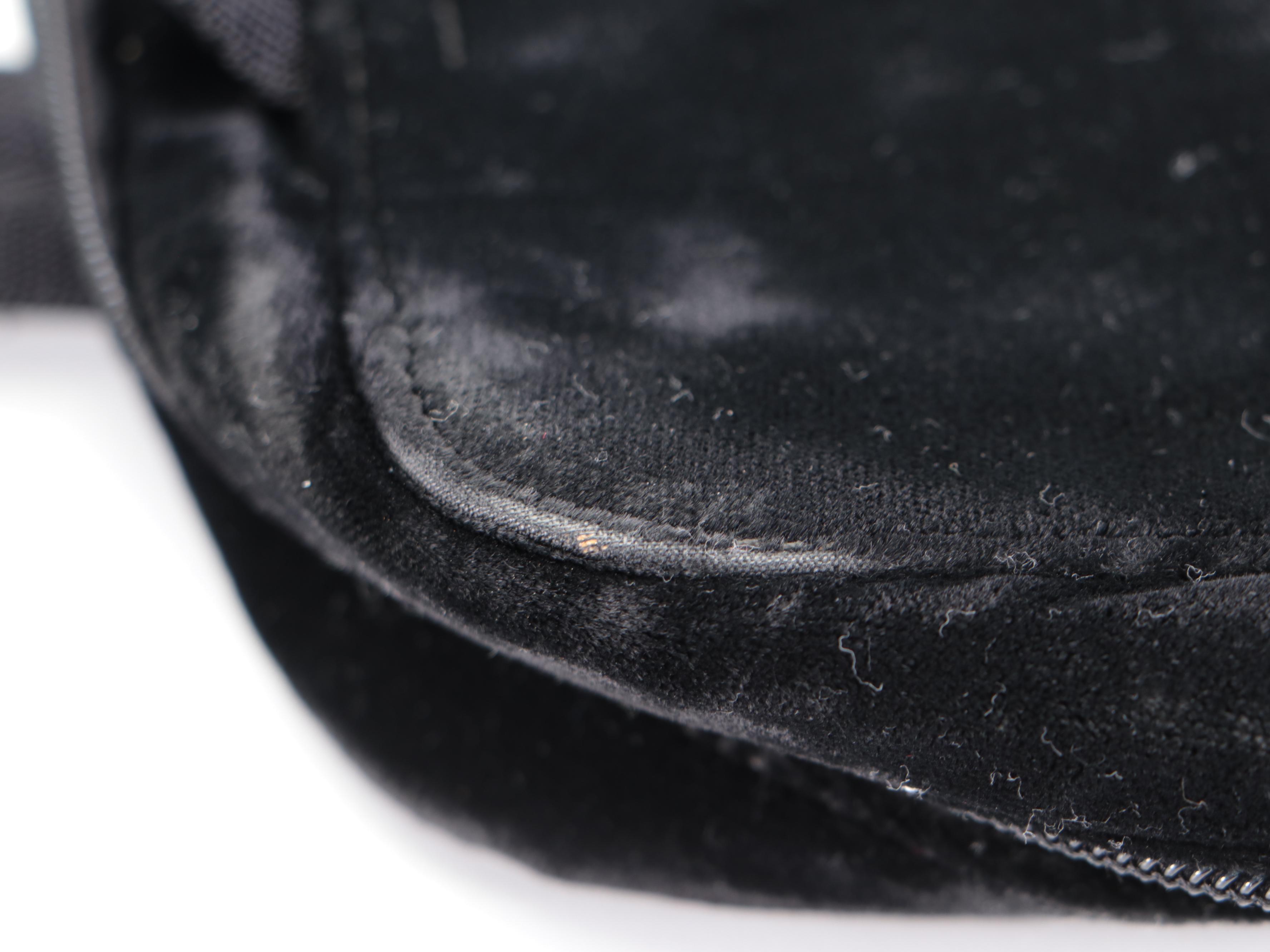 Prada Handbag in Black Velvet