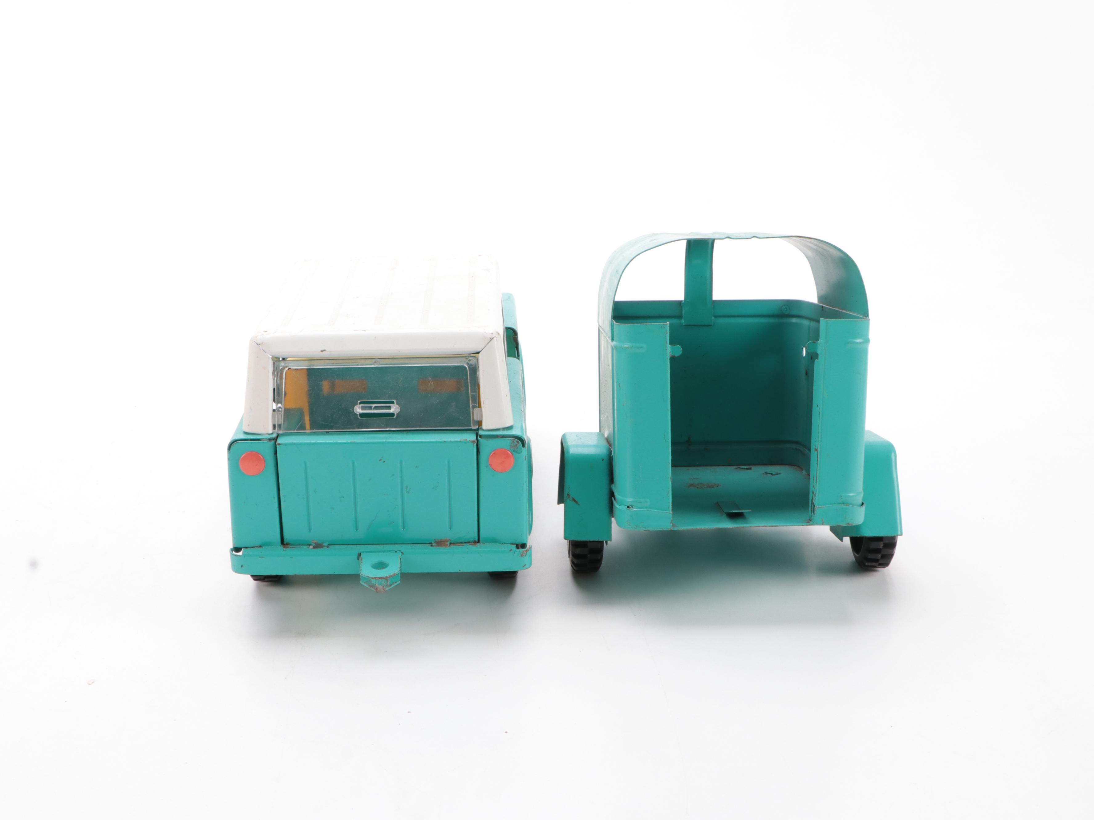 Marx, Tonka, Structo and Nylint Diecast Toys with Fisher-Price #159 TV Radio