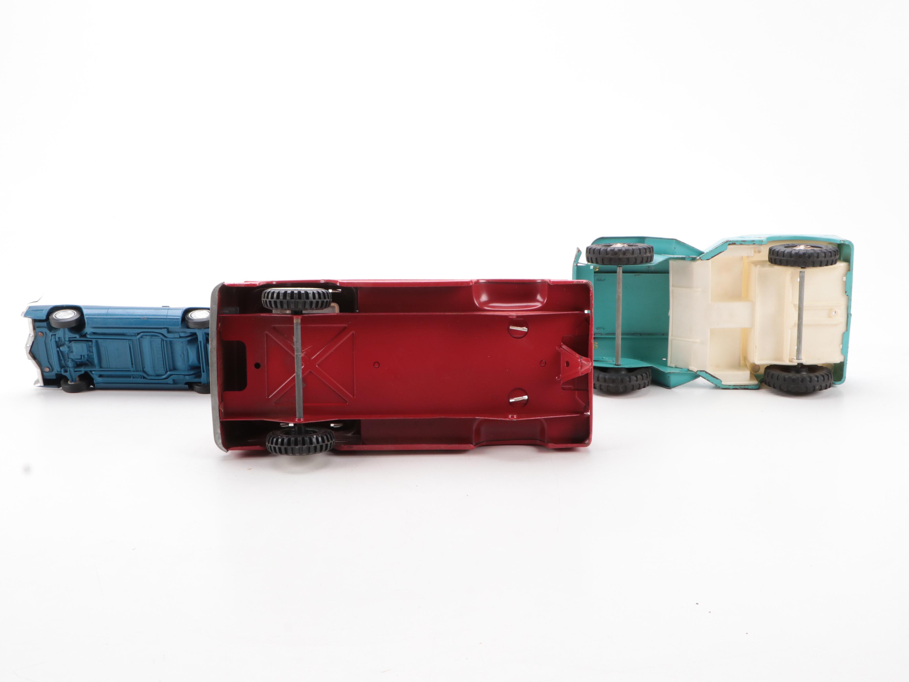 Marx, Tonka, Structo and Nylint Diecast Toys with Fisher-Price #159 TV Radio