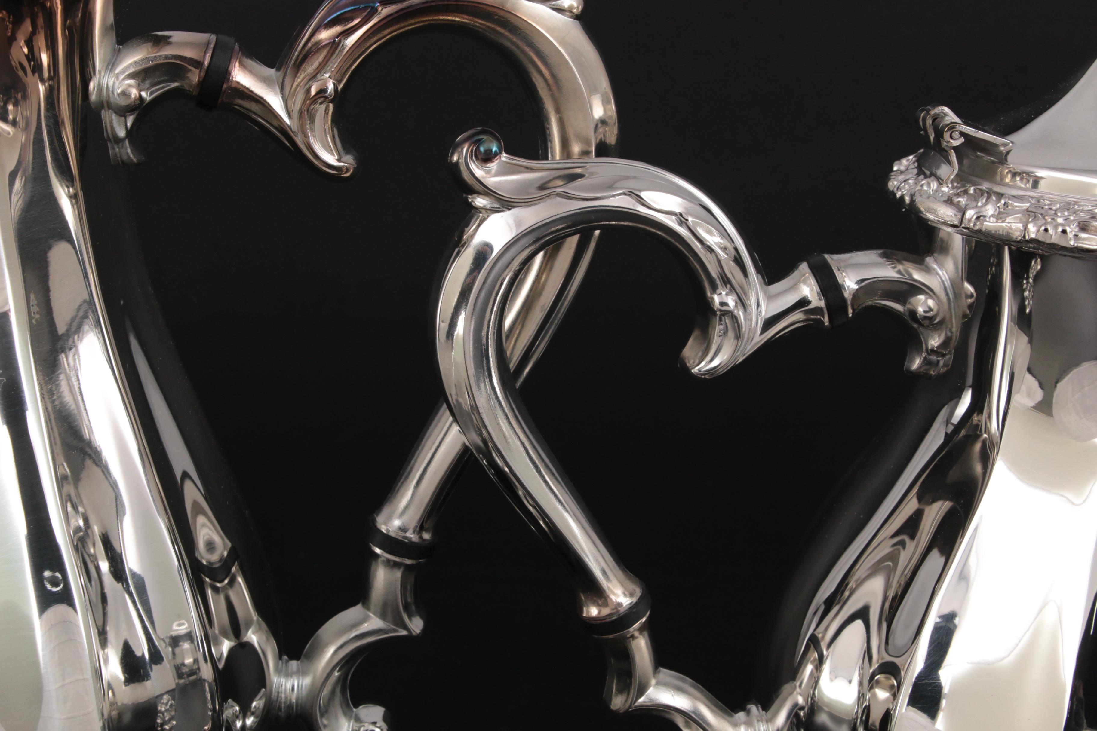 Webster Wilcox Oneida Silver Plate Tea and Coffee Set