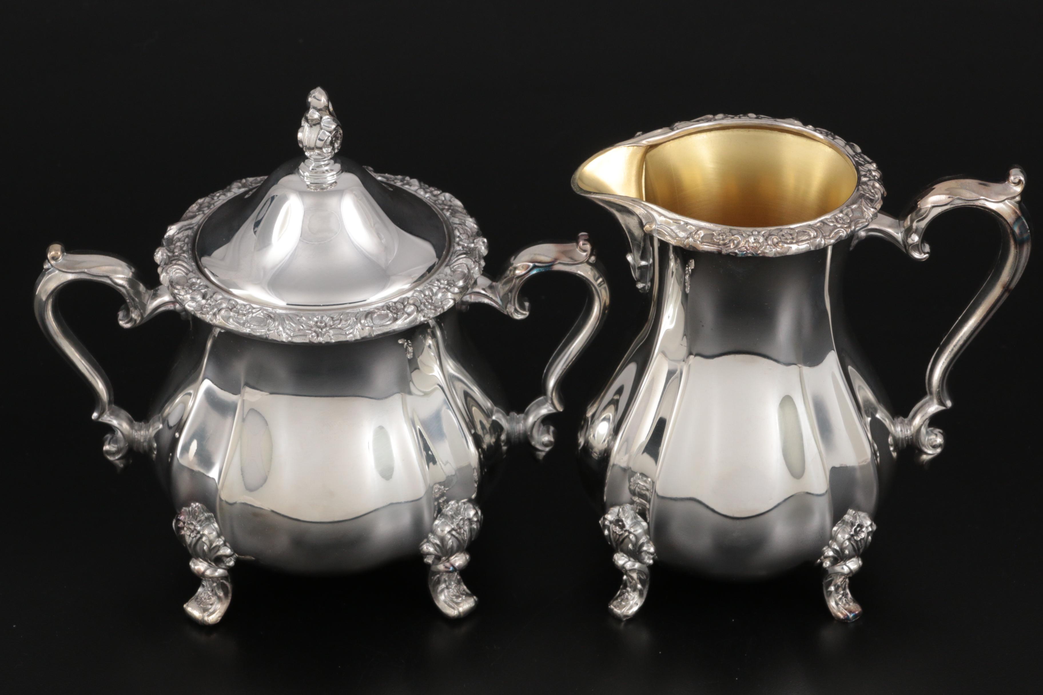 Webster Wilcox Oneida Silver Plate Tea and Coffee Set