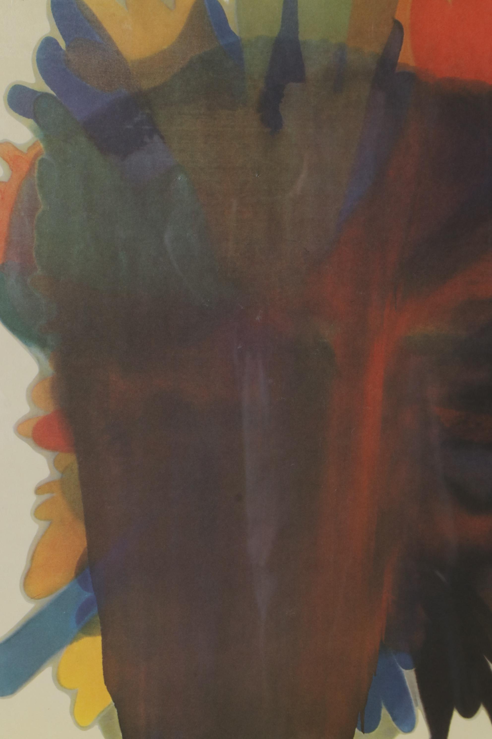 André Emmerich Gallery Offset Lithograph Poster After Morris Louis, 1975