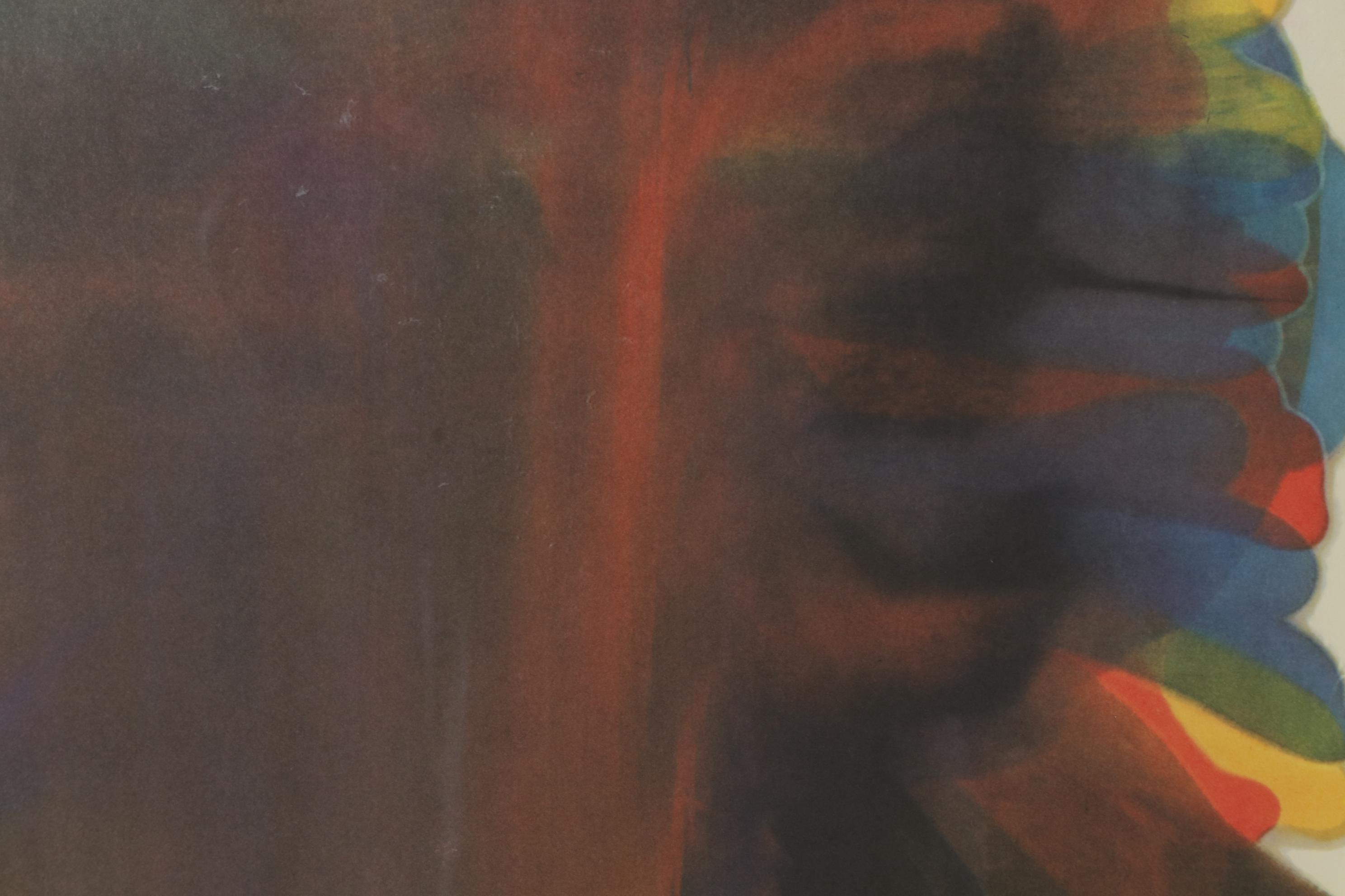 André Emmerich Gallery Offset Lithograph Poster After Morris Louis, 1975