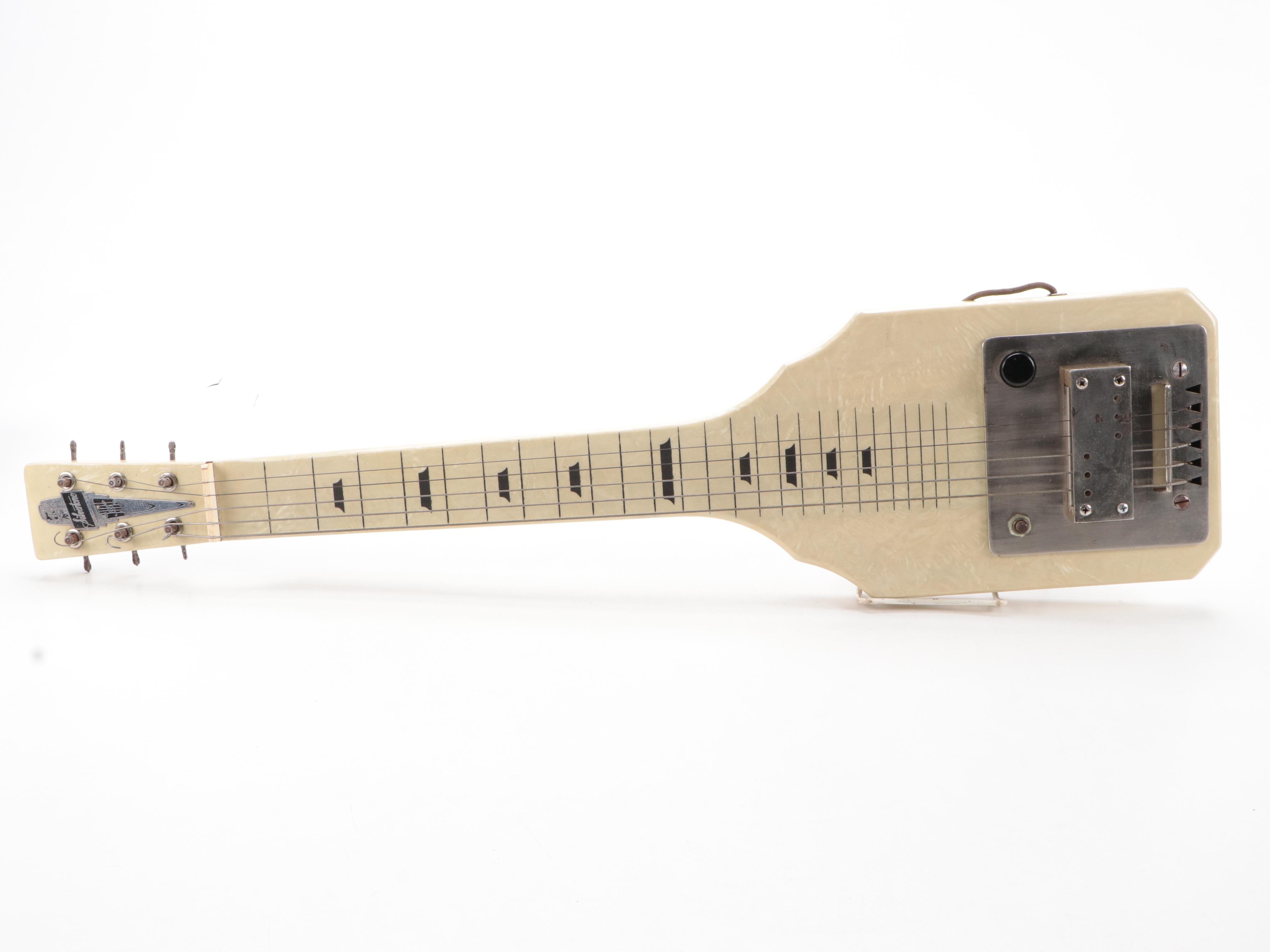 Silvertone Electric Lap Steel Guitar with Case, 1950s