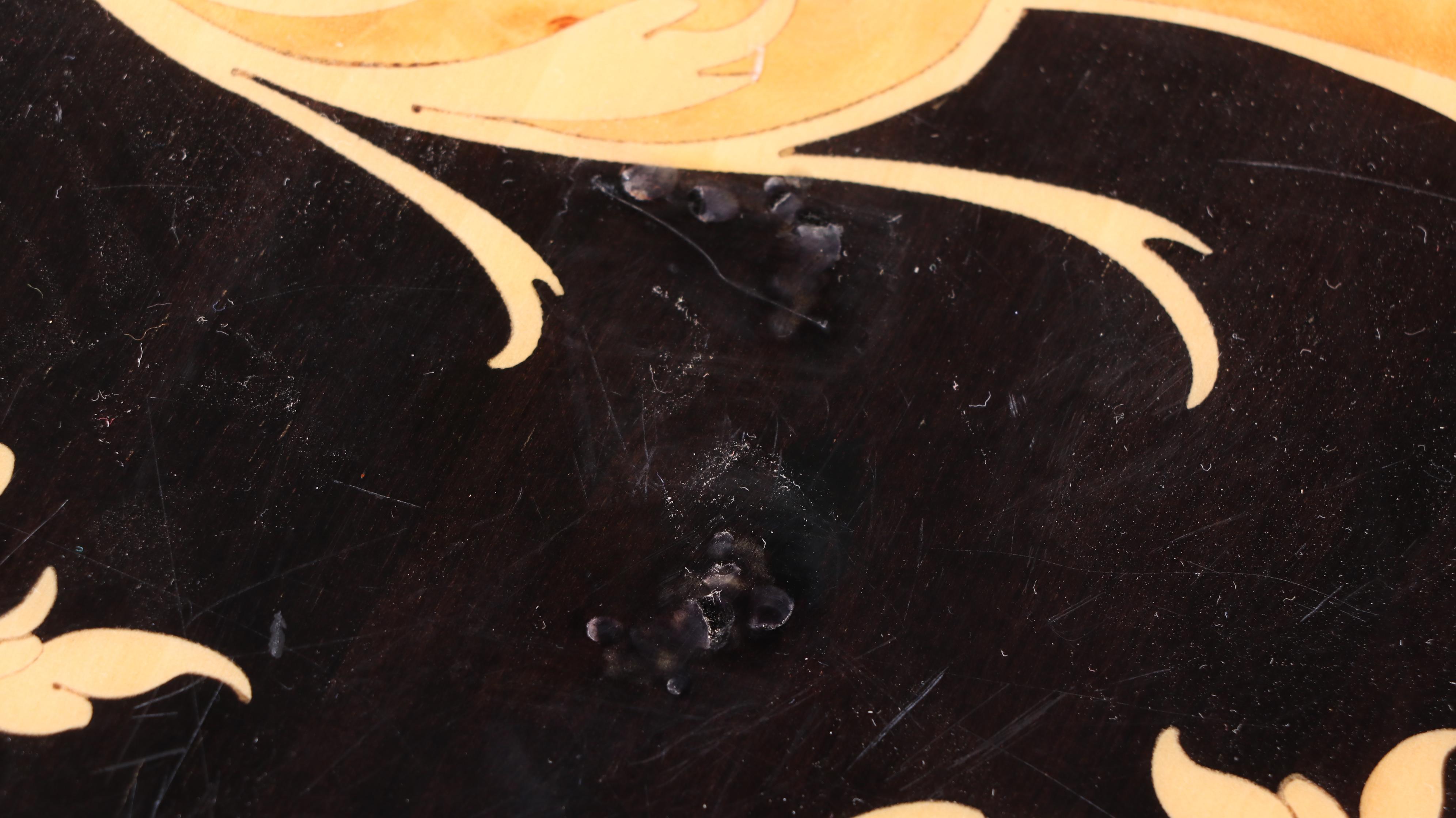 Italian-Made Polygam "Las Vegas" Marquetry Games Table, Late 20th Century