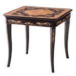 Italian-Made Polygam "Las Vegas" Marquetry Games Table, Late 20th Century