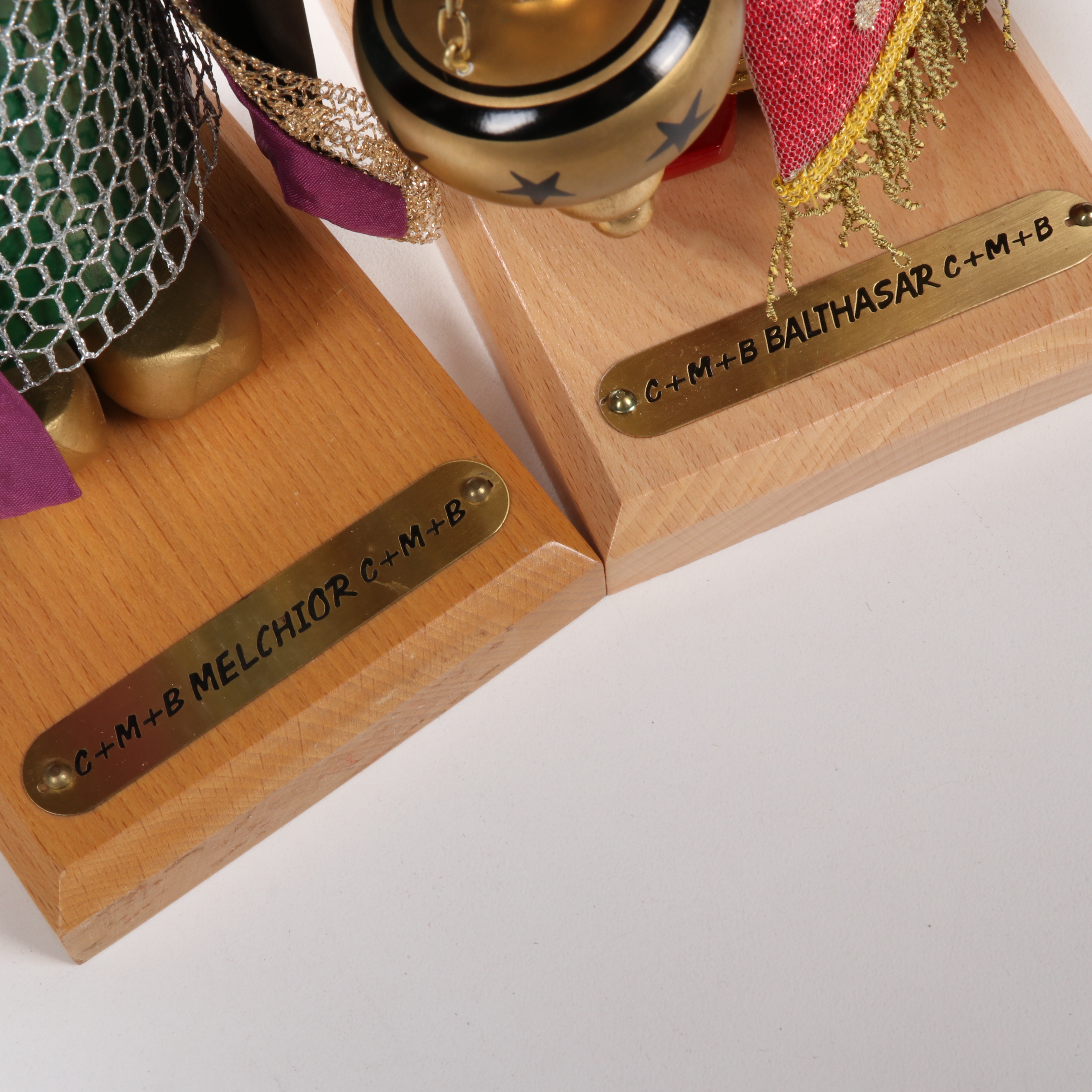 Steinbach Limited Edition "Balthasar" and "Melchior" Wise Men Wooden Nutcrackers