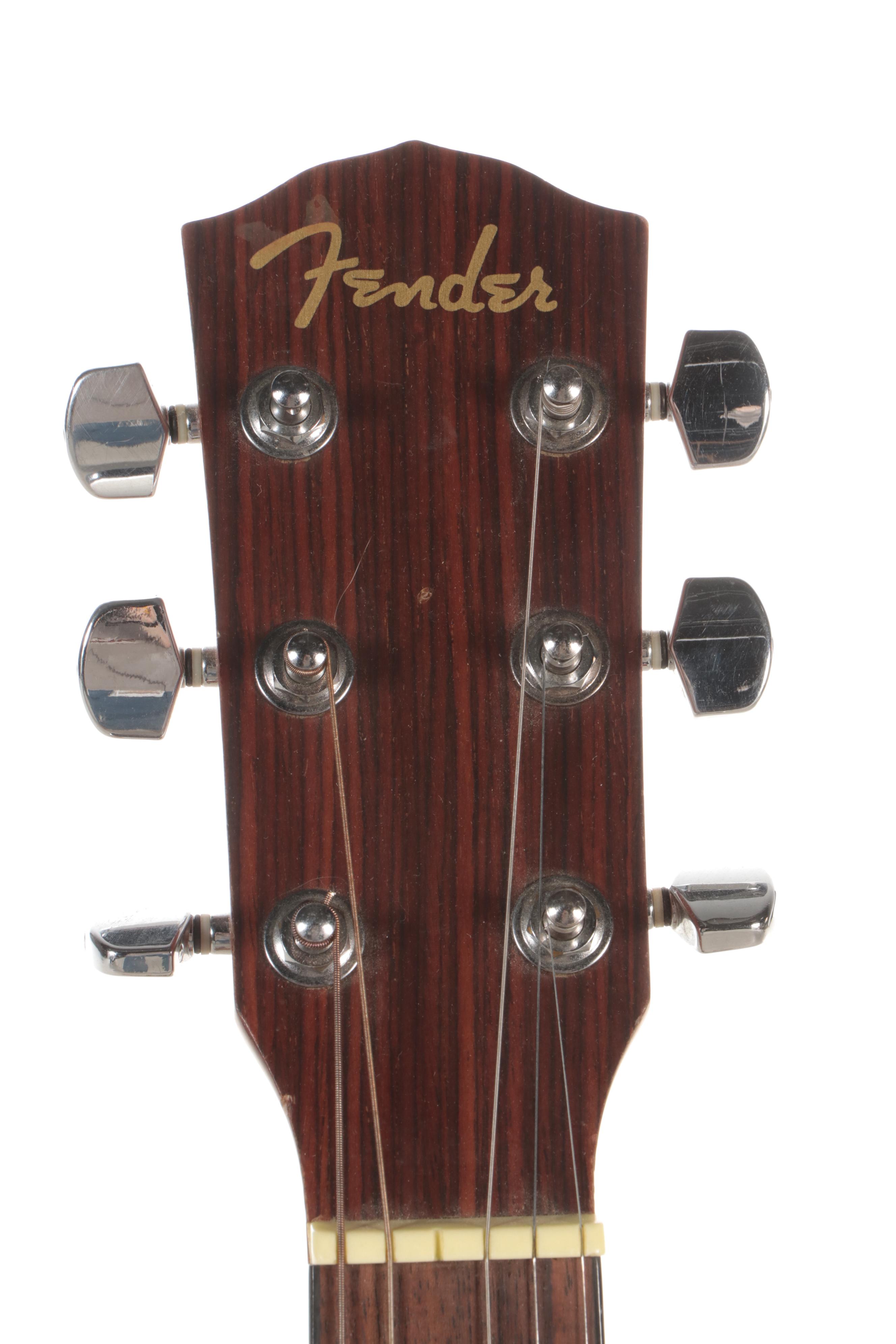 Fender Acoustic-Electric Cutaway Dreadnought Guitar