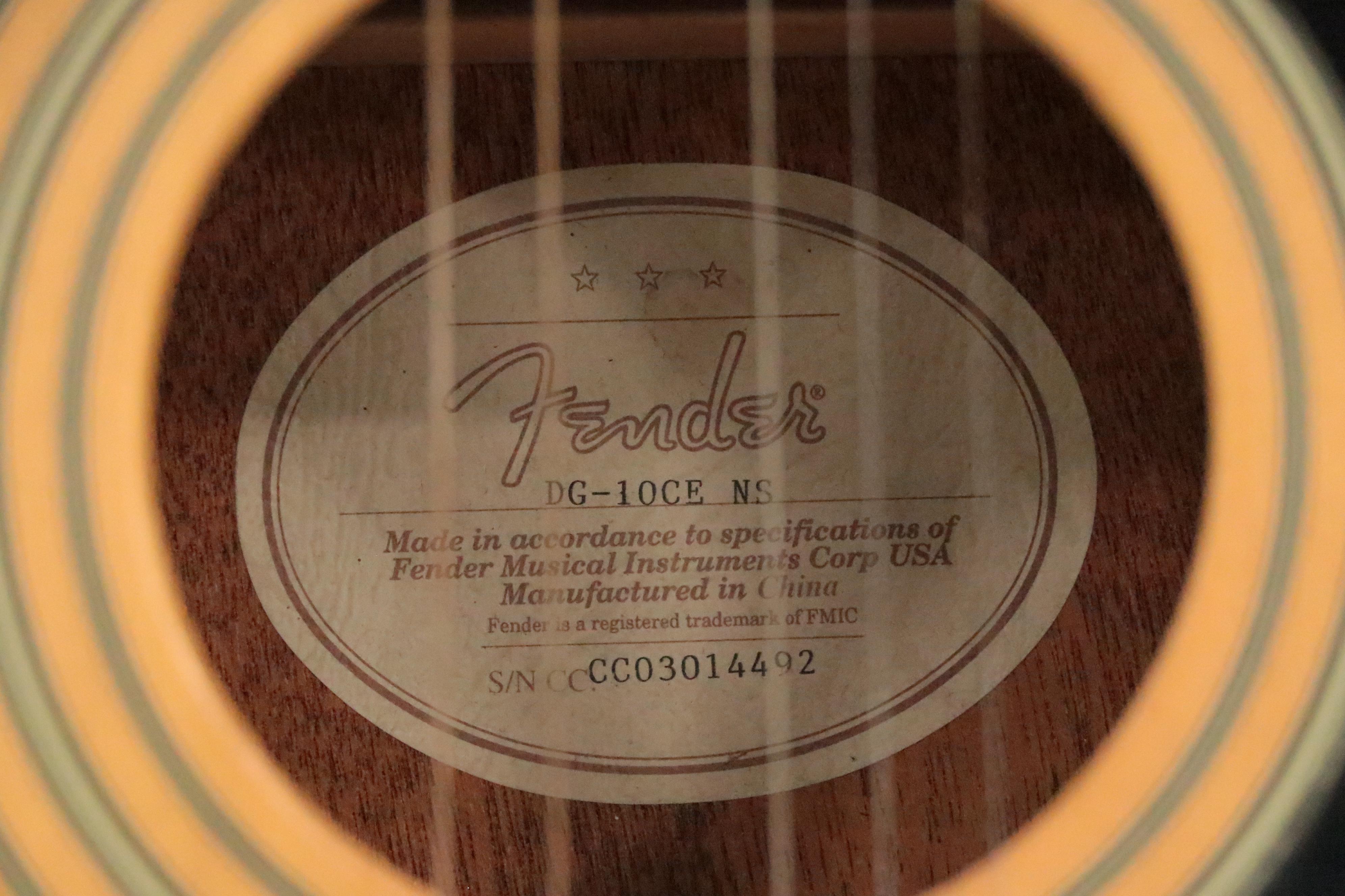 Fender Acoustic-Electric Cutaway Dreadnought Guitar