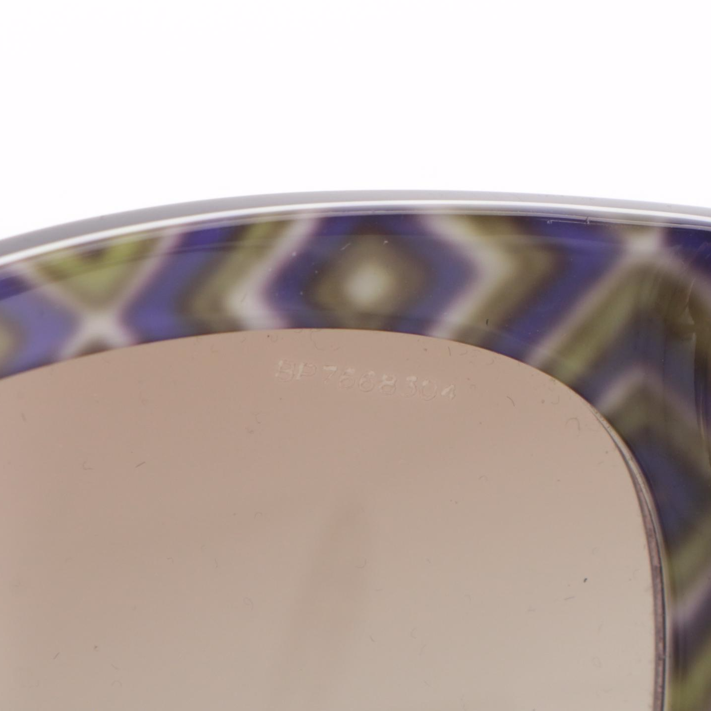 Prada SPR05P Purple Cat Eye Sunglasses with Case