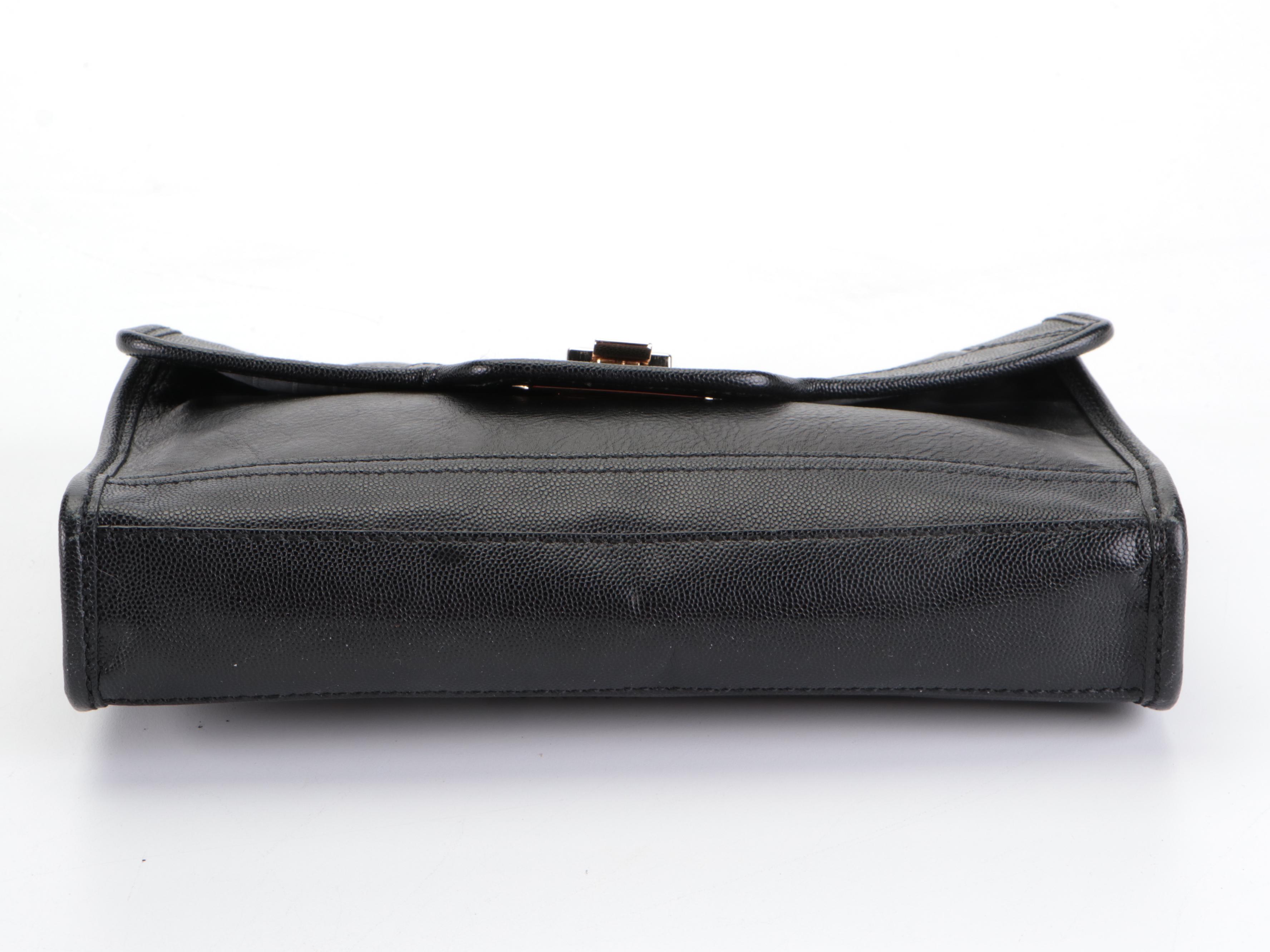 Cole Haan Jenn Small Flap Front Shoulder Bag with Tory Burch Strap