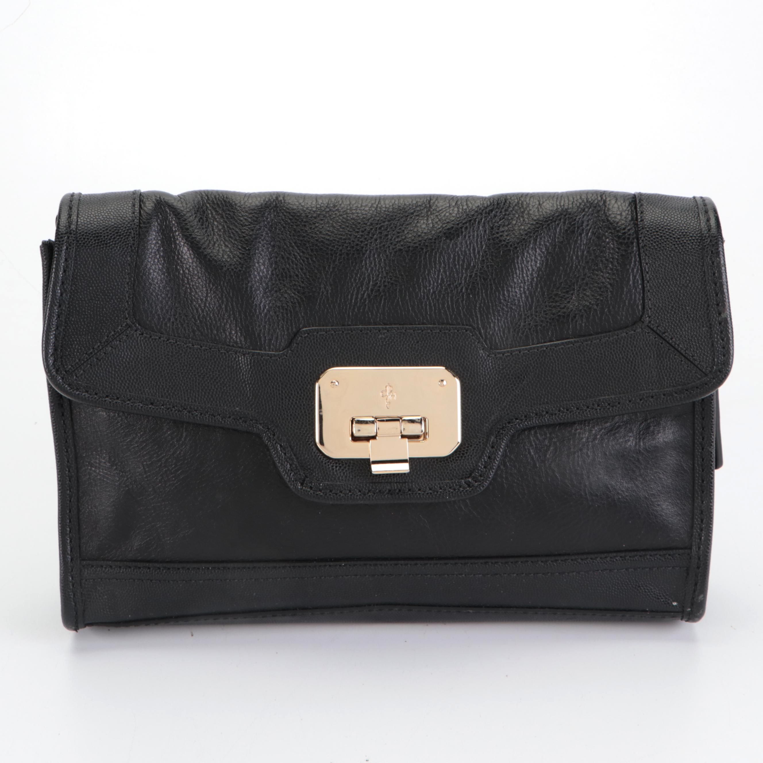 Cole Haan Jenn Small Flap Front Shoulder Bag with Tory Burch Strap