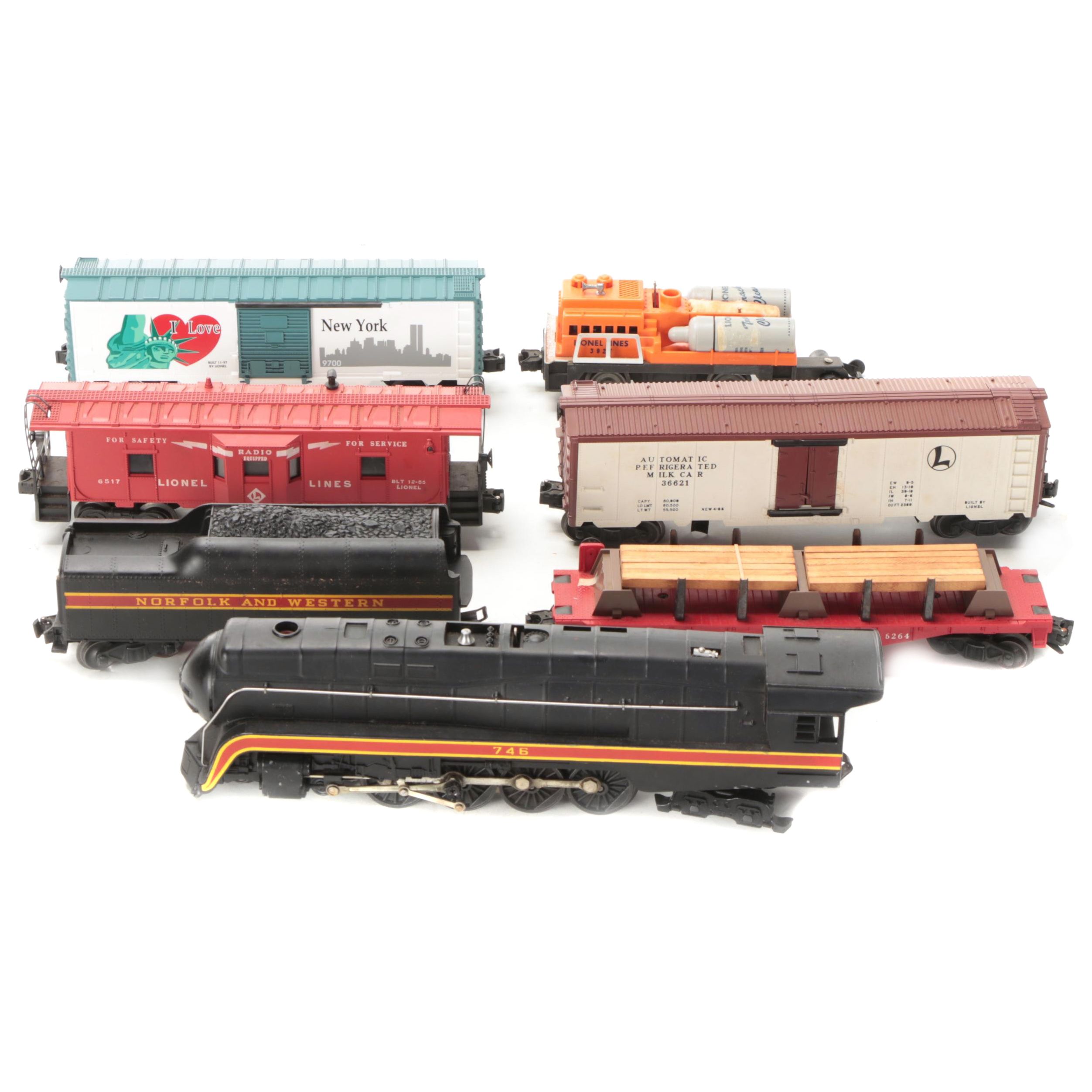 Lionel Train Cars and 746 Locomotive