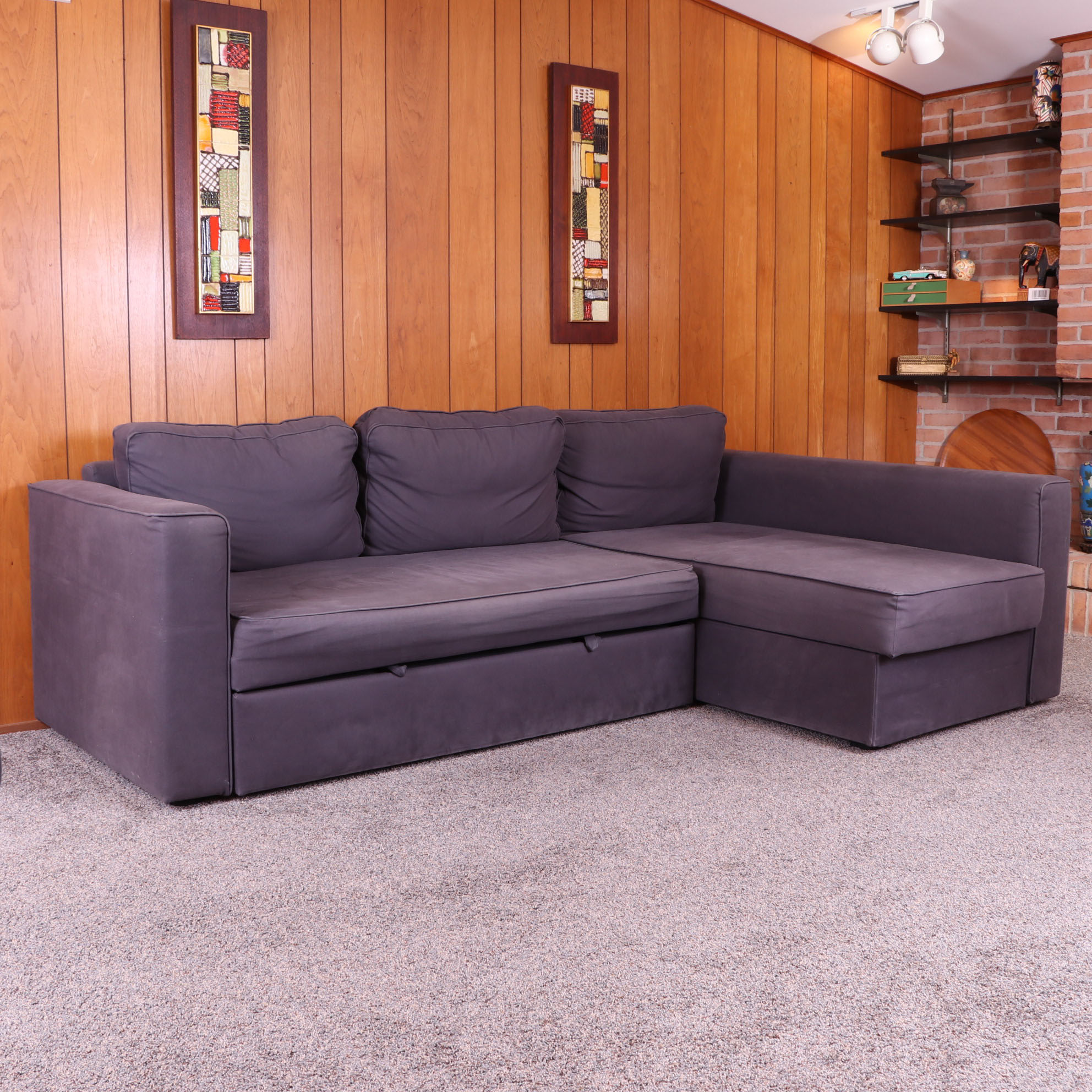 IKEA "Månstad" Sectional Sofa Bed with Storage