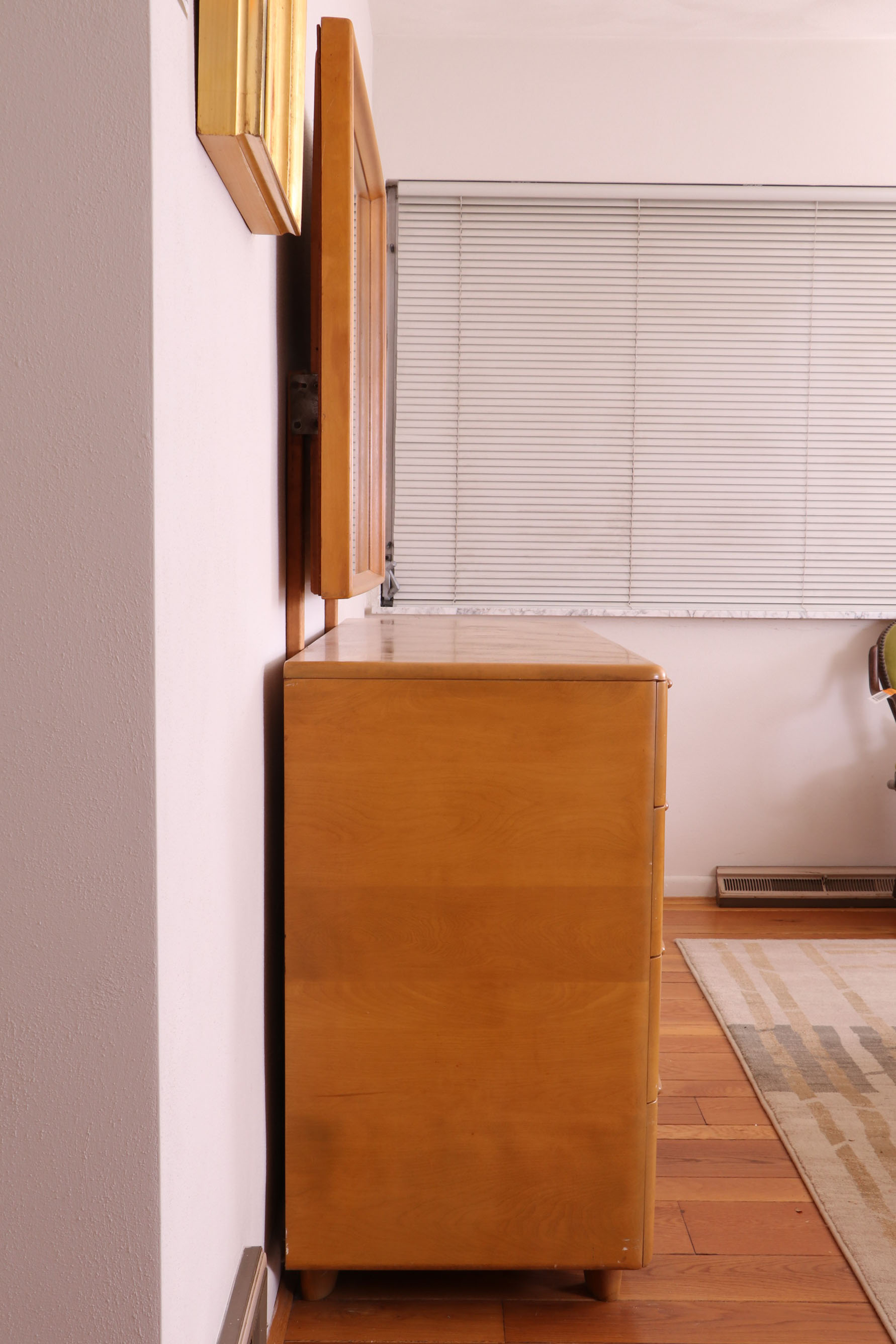 Heywood-Wakefield "Encore" Mid Century Modern Birch Dresser with Mirror