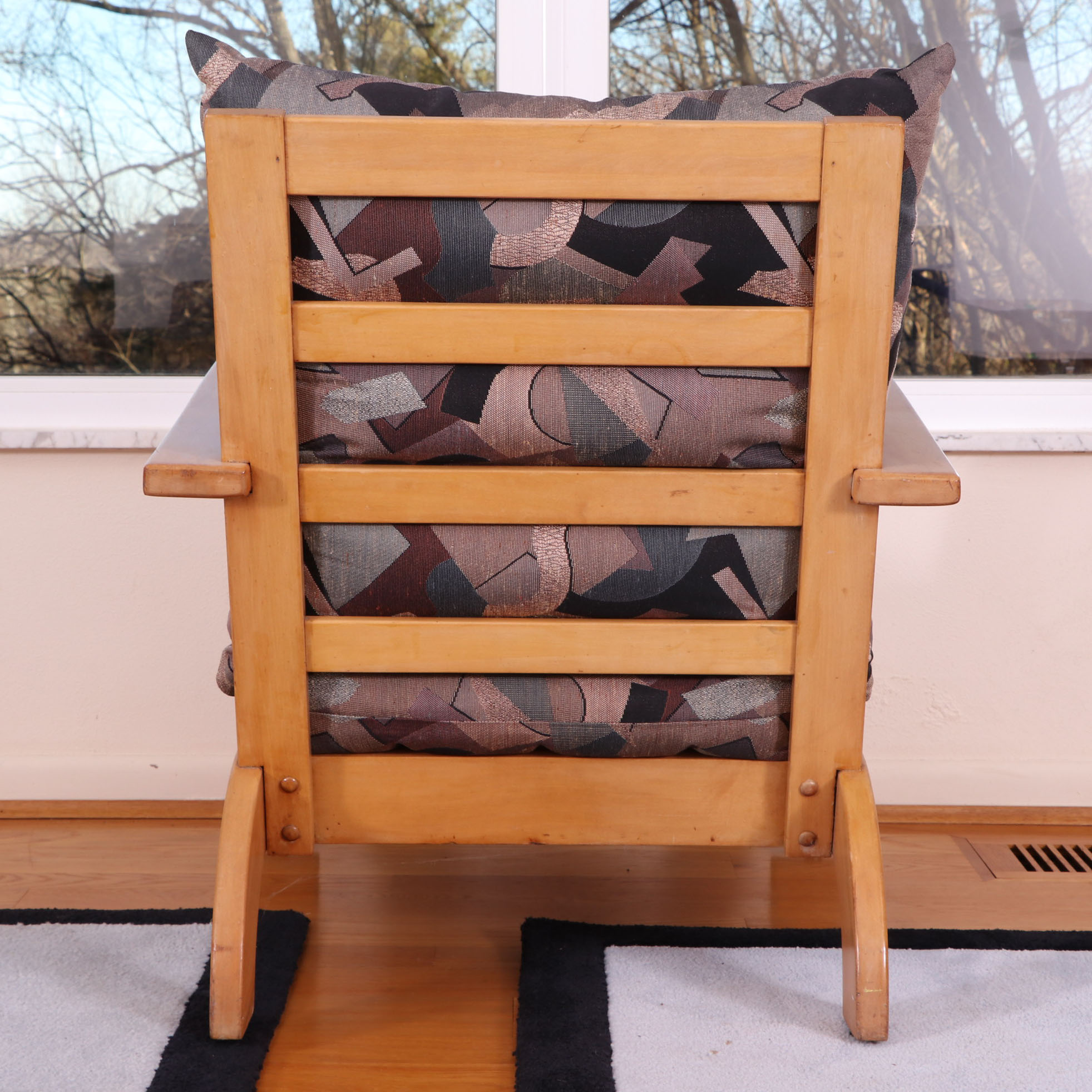 Russel Wright for Conant Ball Art Deco Bentwood Lounge Chair, 1930s