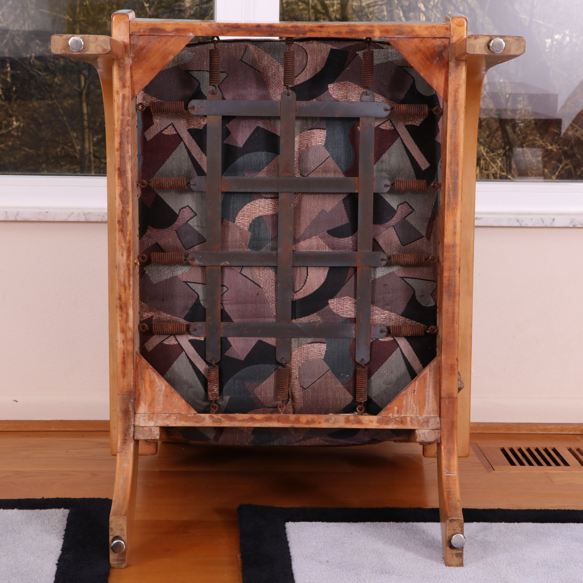 Russel Wright for Conant Ball Art Deco Bentwood Lounge Chair, 1930s