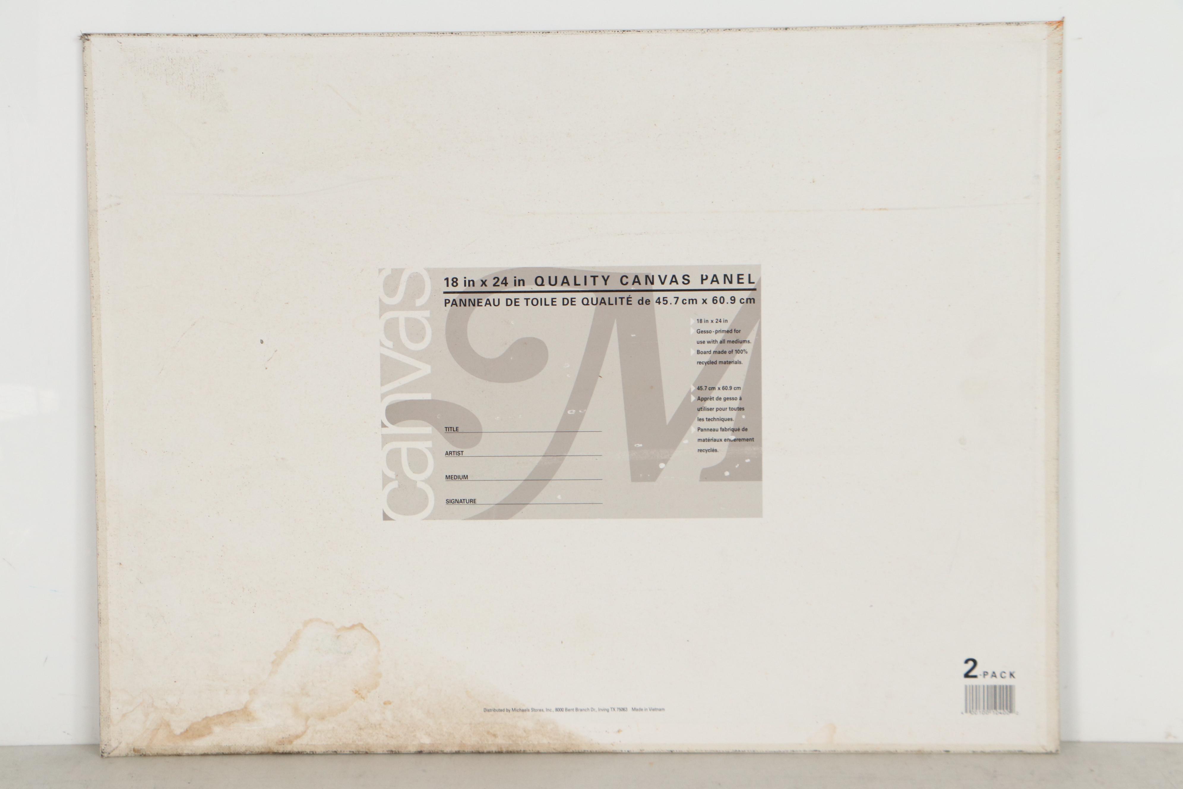 Jerry Kellems Abstract Geometric Acrylic Painting, 21st Century