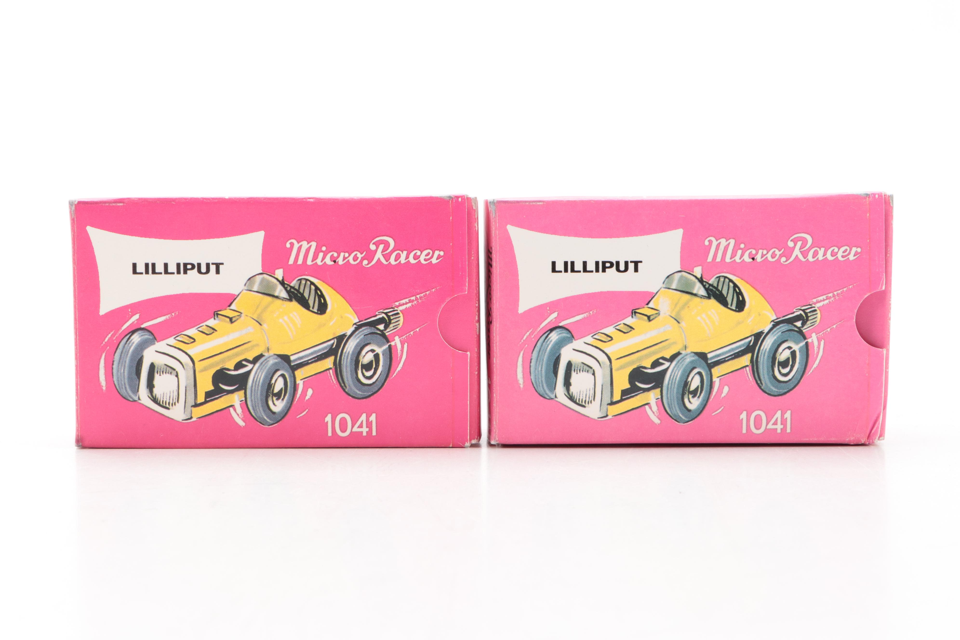 Schuco "Micro Racers" Diecast Key Cars with Mercedes 220 S and 190 SL