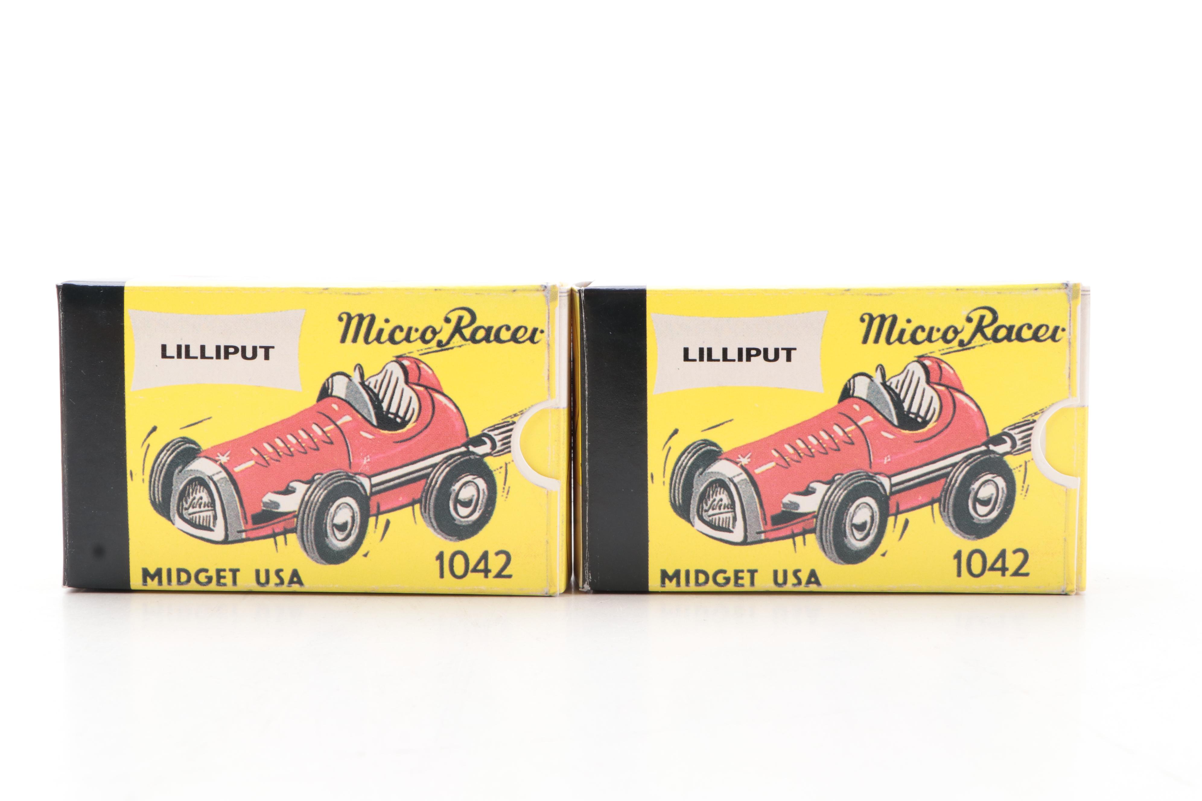 Schuco "Micro Racers" Diecast Key Cars with Mercedes 220 S and 190 SL