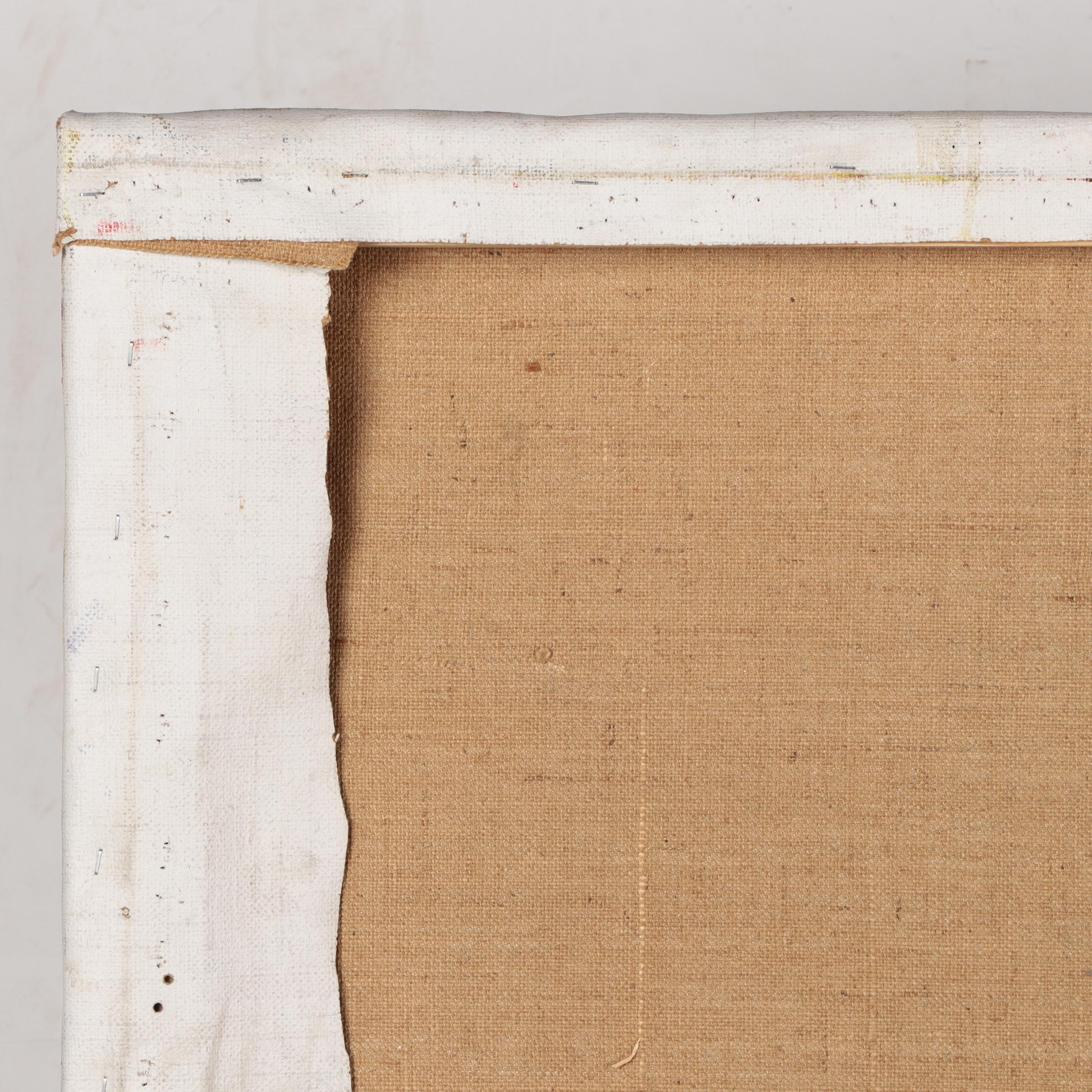 Jerald Mironov Large-Scale Abstract Landscape Oil Painting, Late 20th Century