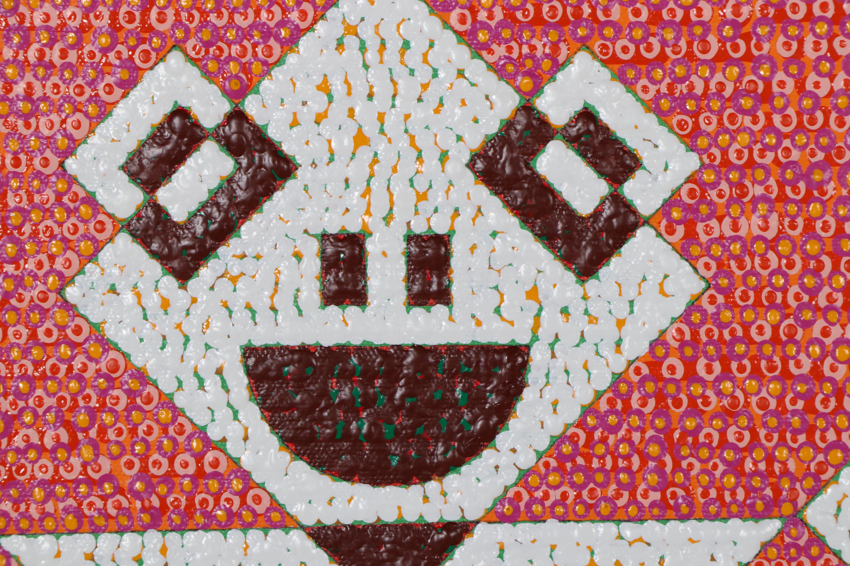 Jerry Kellems Stylized Abstract Acrylic Painting