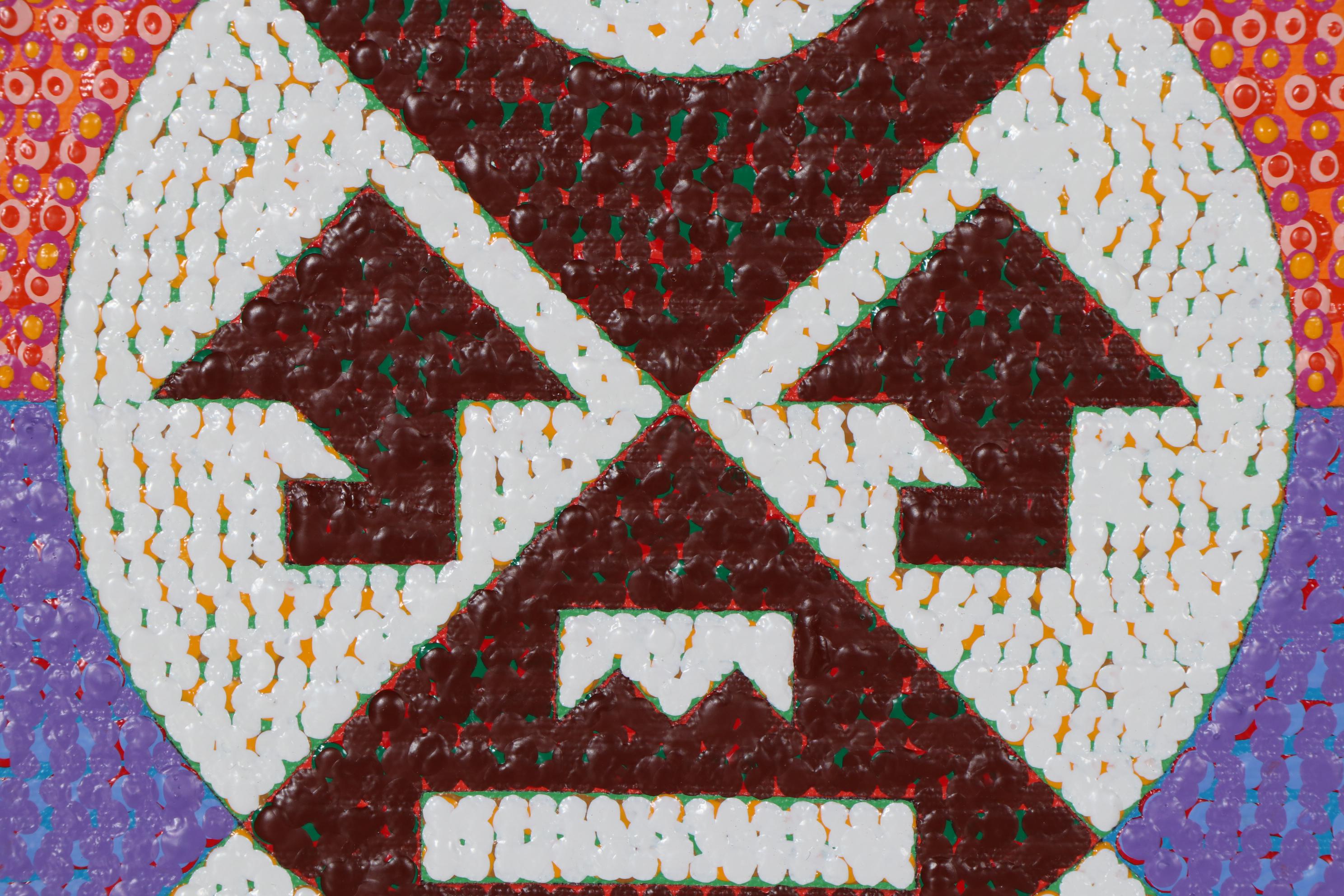 Jerry Kellems Stylized Abstract Acrylic Painting