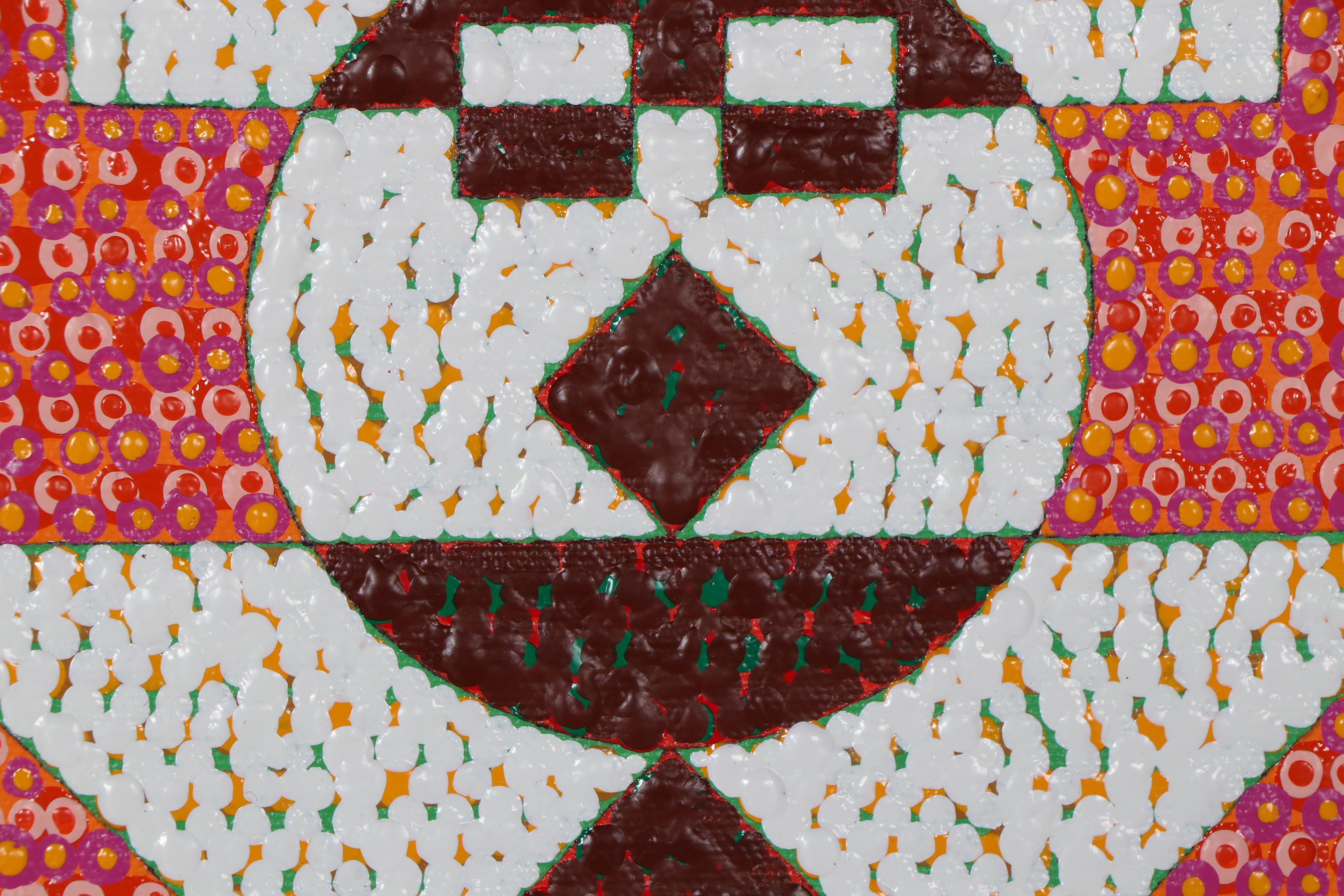 Jerry Kellems Stylized Abstract Acrylic Painting