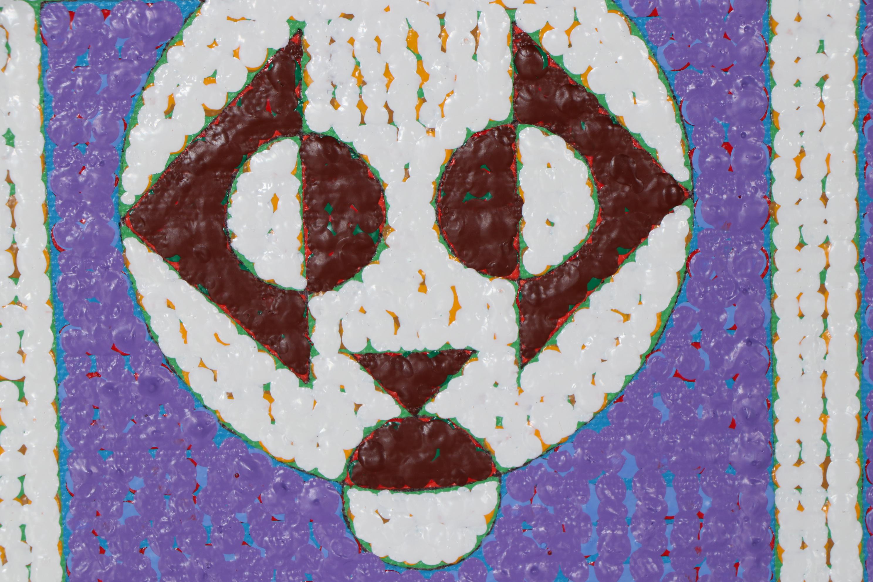 Jerry Kellems Stylized Abstract Acrylic Painting