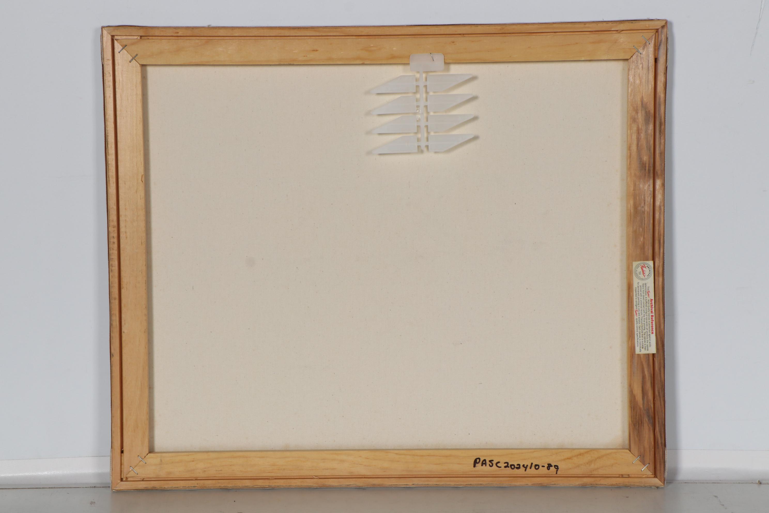 Jerry Kellems Stylized Abstract Acrylic Painting