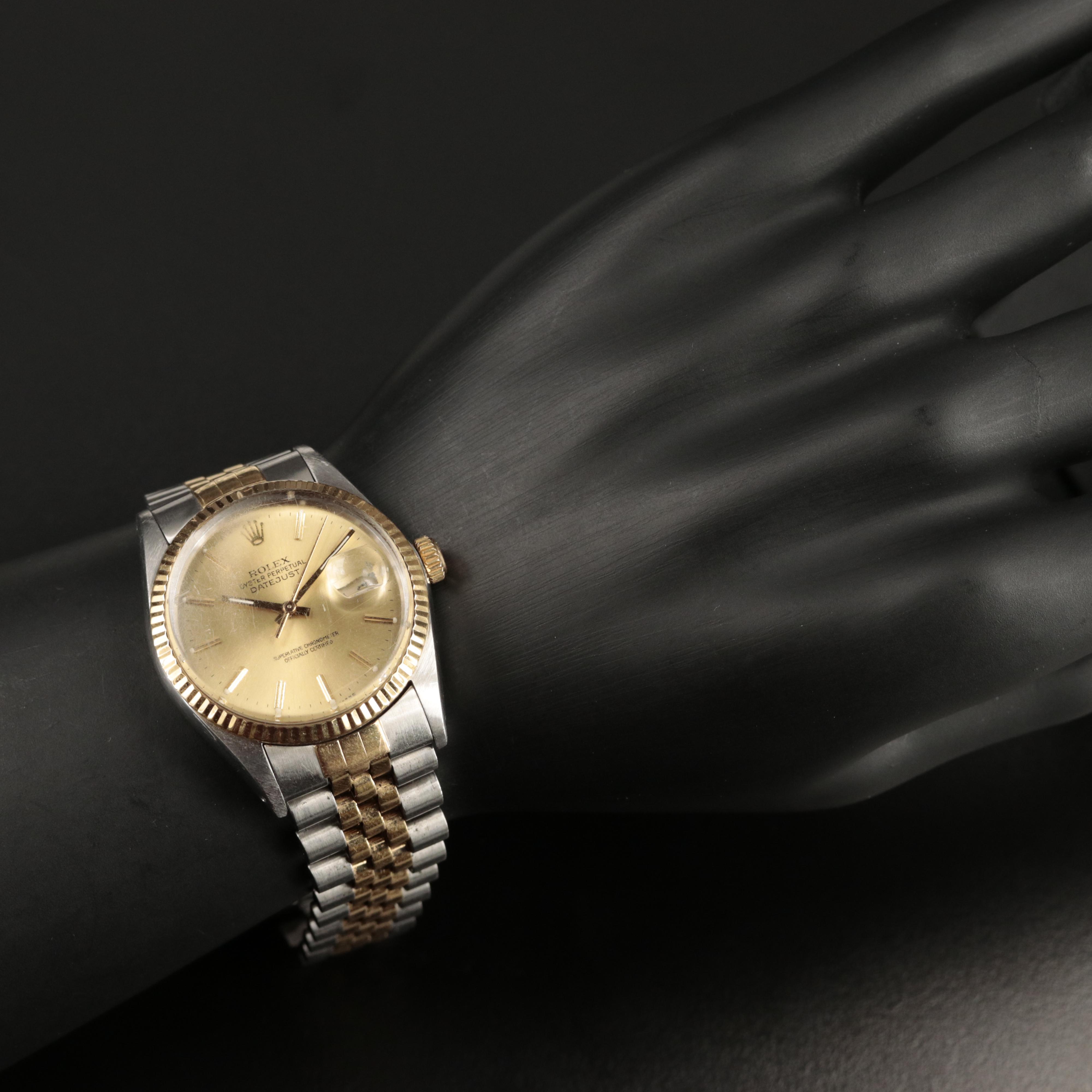 1984 Rolex Datejust 18K and Stainless Steel Watch