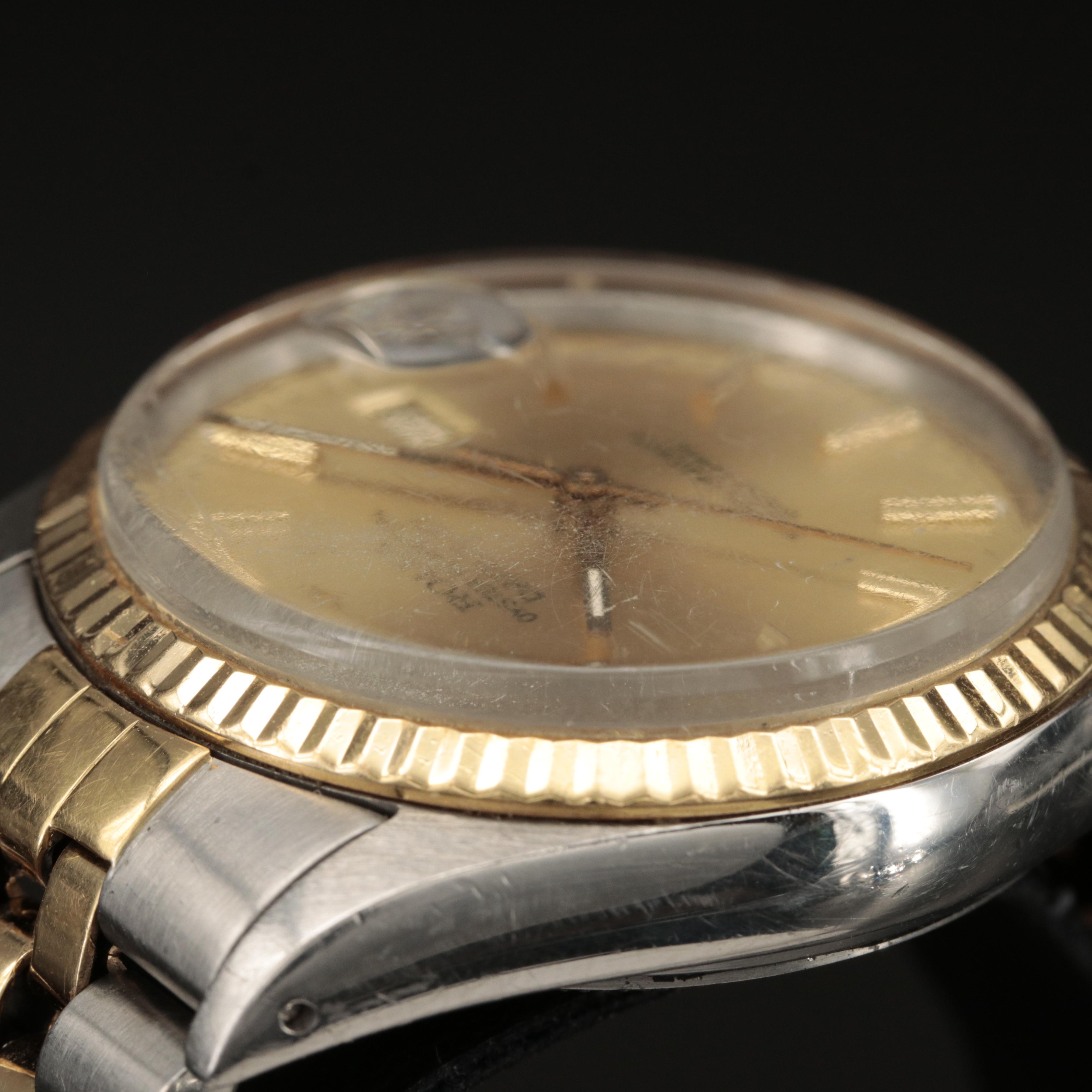 1984 Rolex Datejust 18K and Stainless Steel Watch