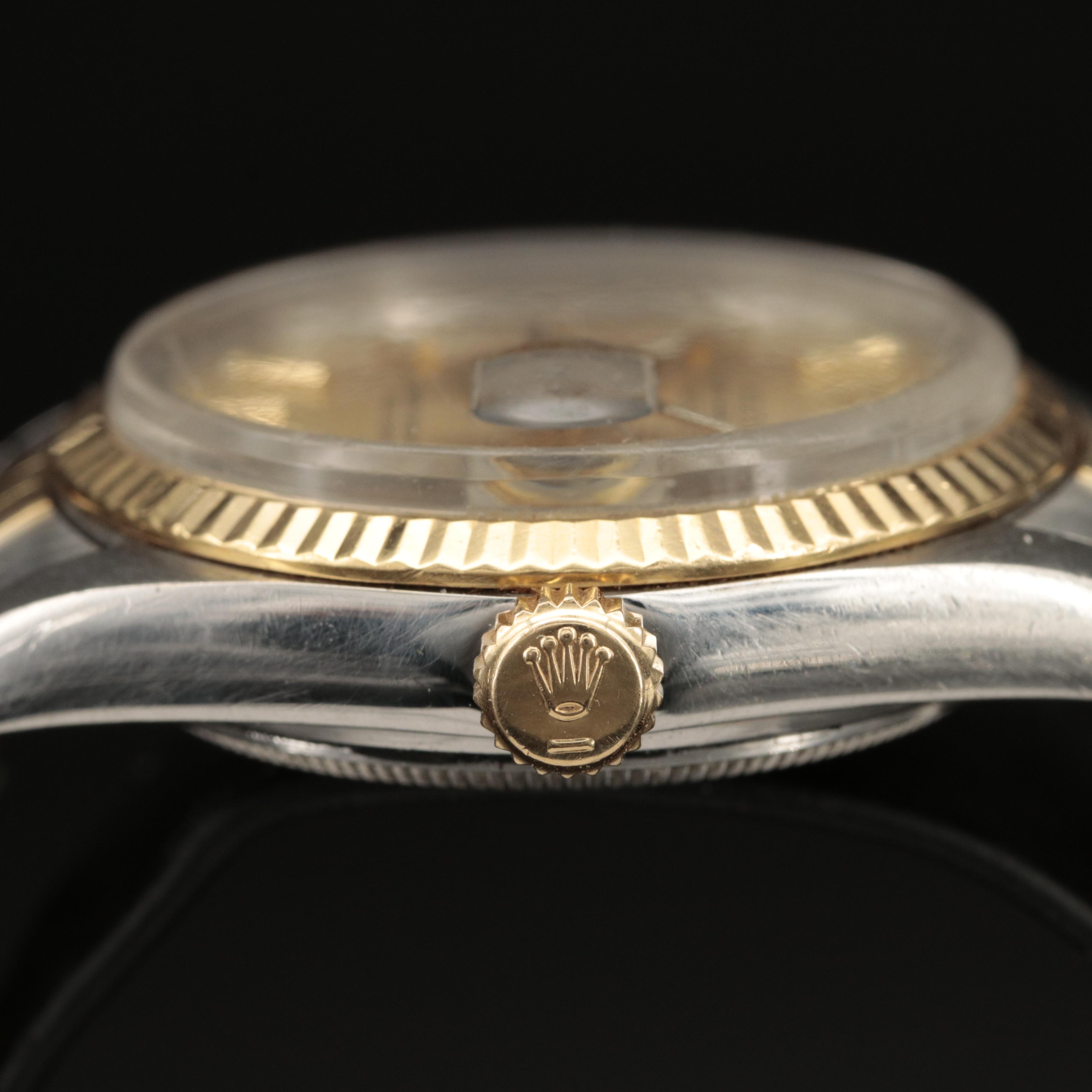 1984 Rolex Datejust 18K and Stainless Steel Watch