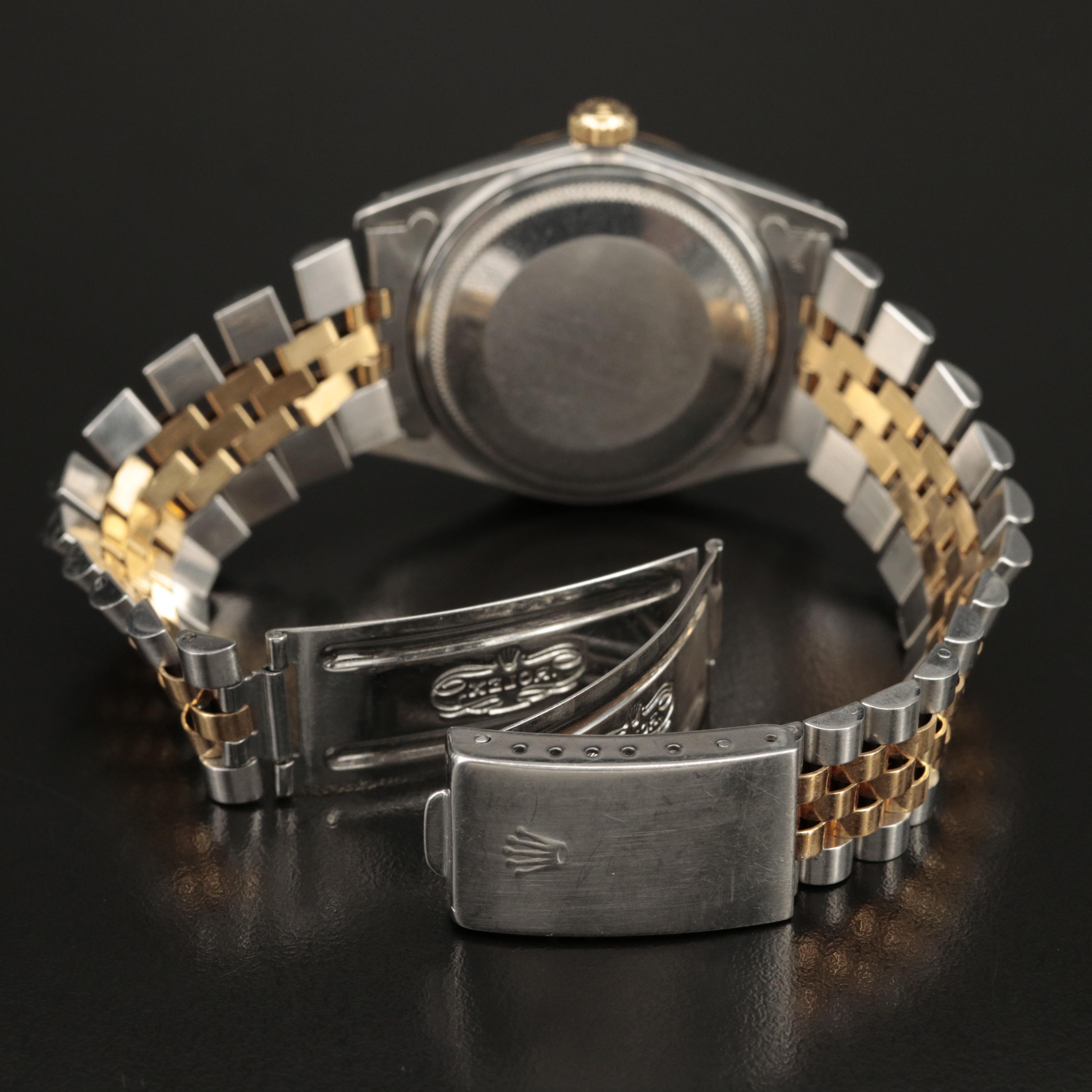 1984 Rolex Datejust 18K and Stainless Steel Watch