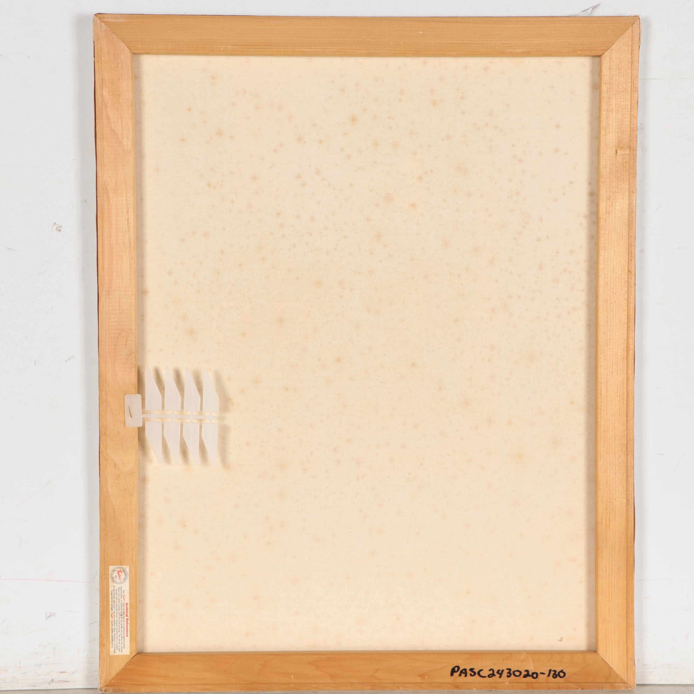 Jerry Kellems Acrylic Painting of Abstract Figures