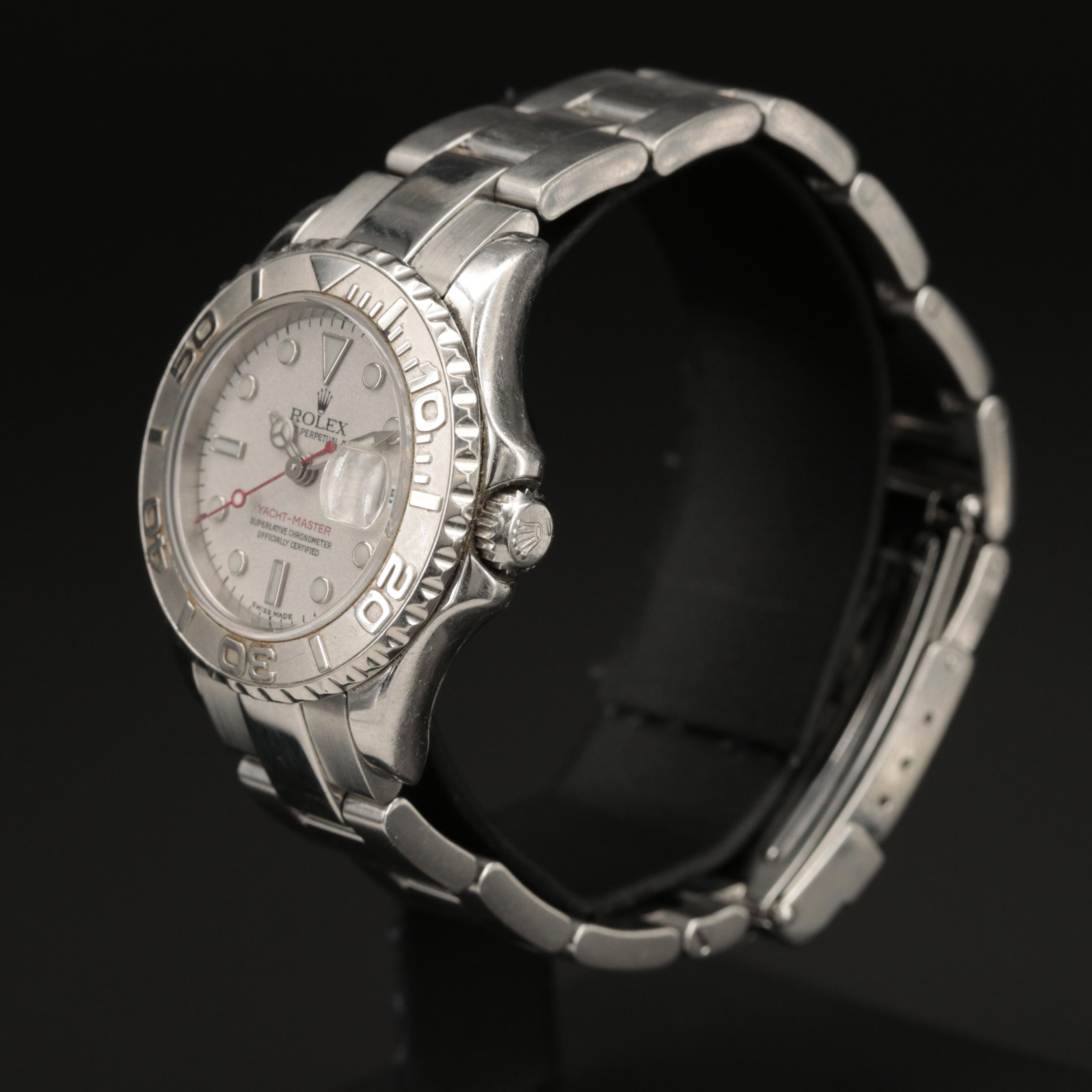 2005-2006 Rolex Yacht-Master Platinum and Stainless Steel Watch