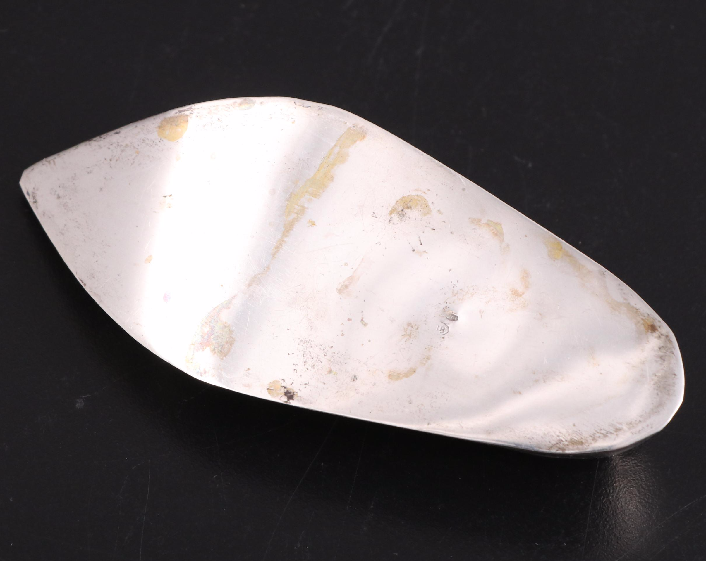 Siam Sterling Place Card Holder and Lighter Cover with 800 Silver Ashtray