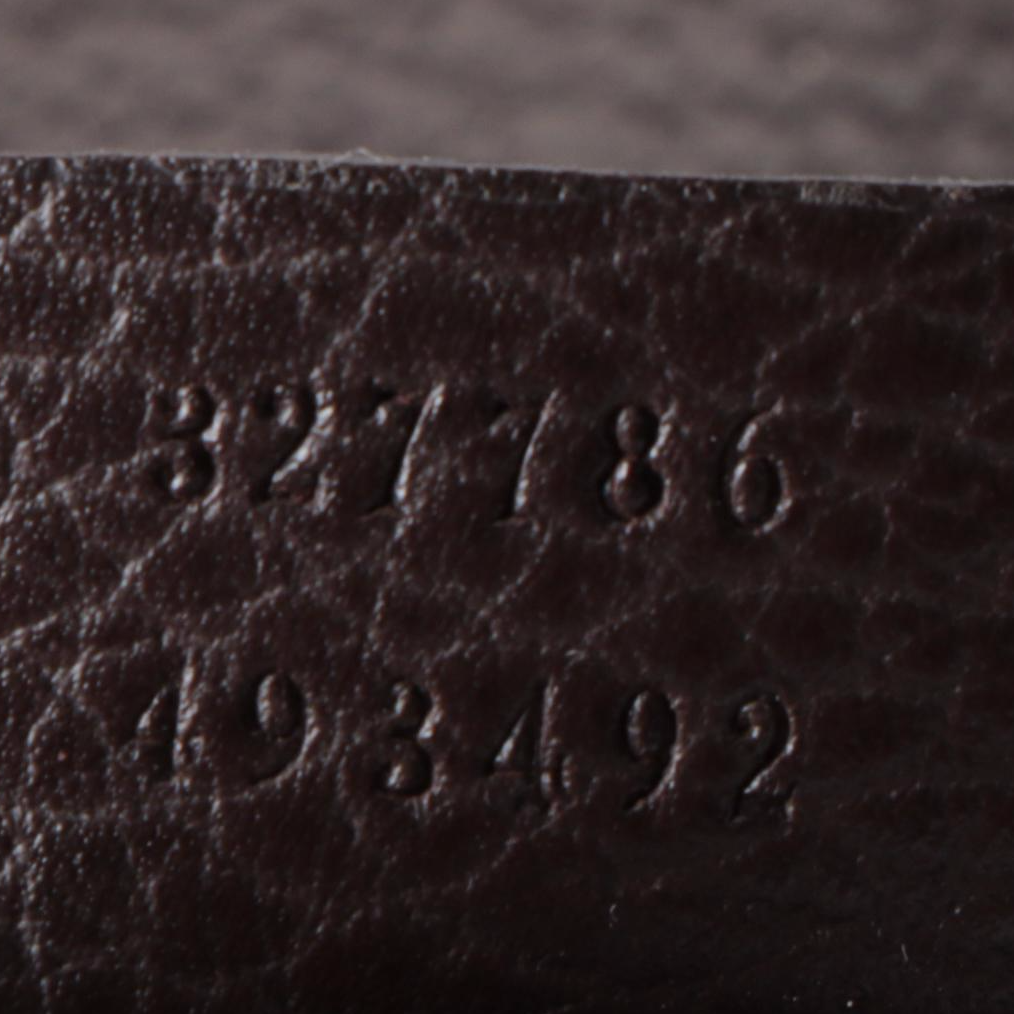 Gucci Abbey D-Ring Hobo Bag in Dark Brown Monogram Canvas and Leather