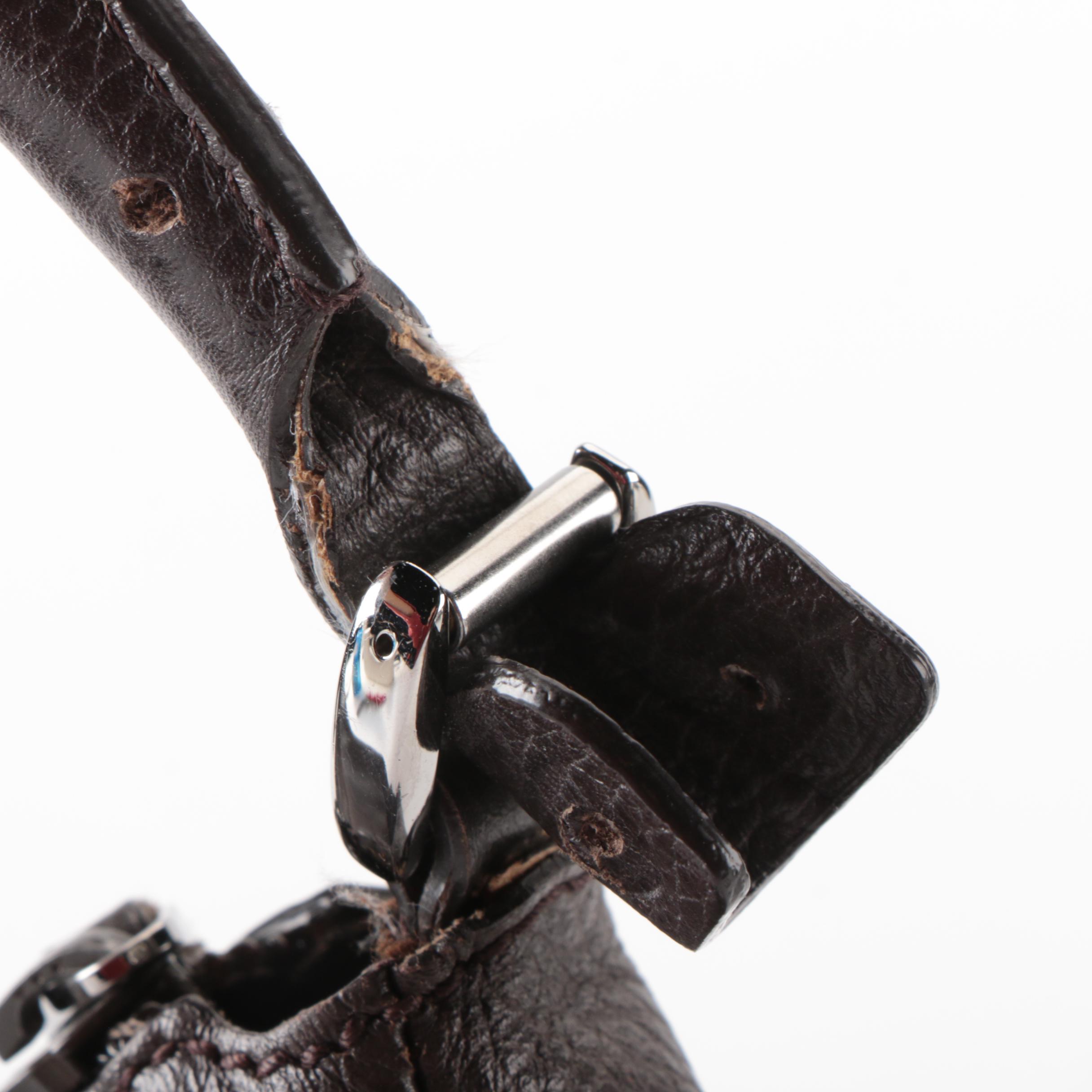 Gucci Abbey D-Ring Hobo Bag in Dark Brown Monogram Canvas and Leather