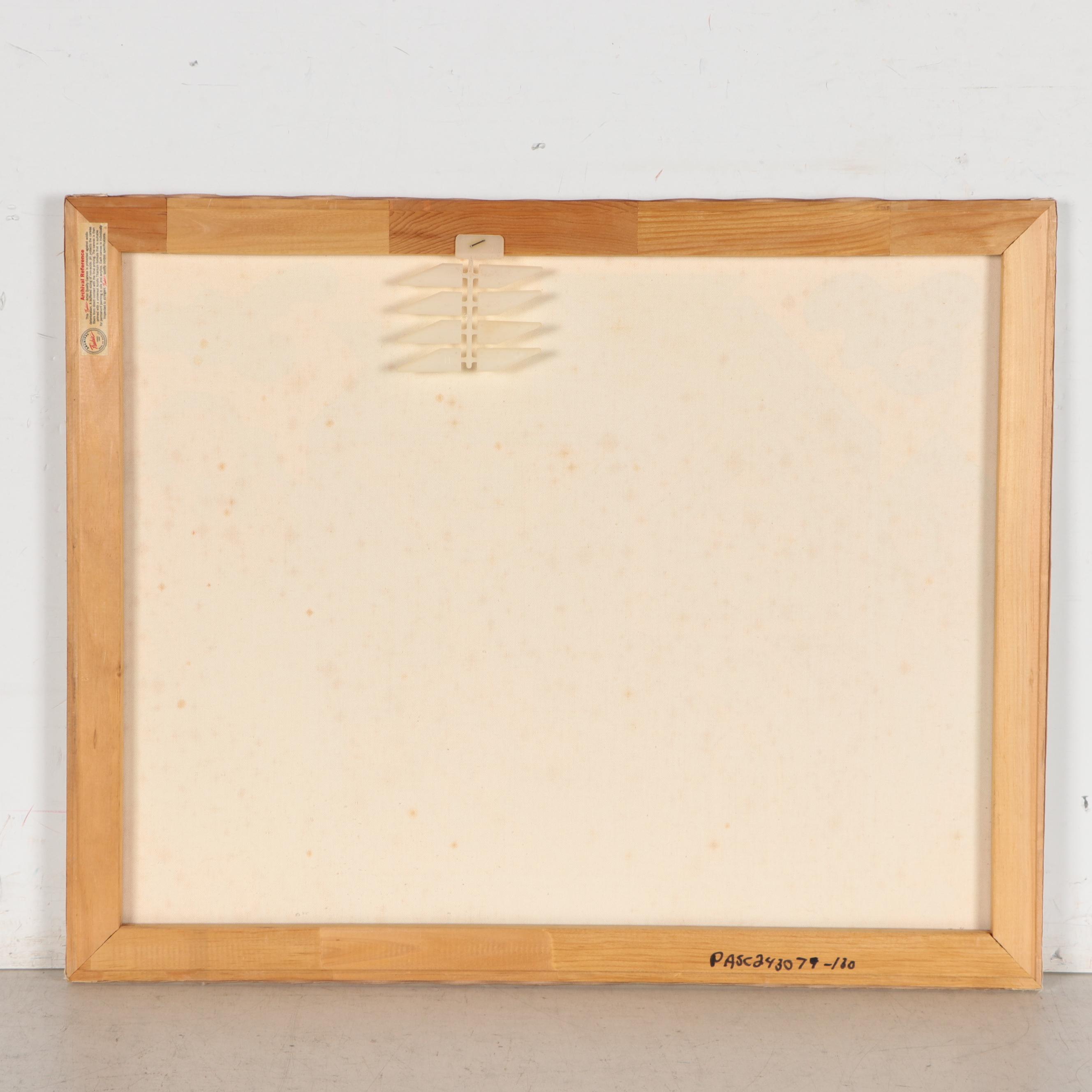 Jerry Kellems Acrylic Painting of Abstract Figures