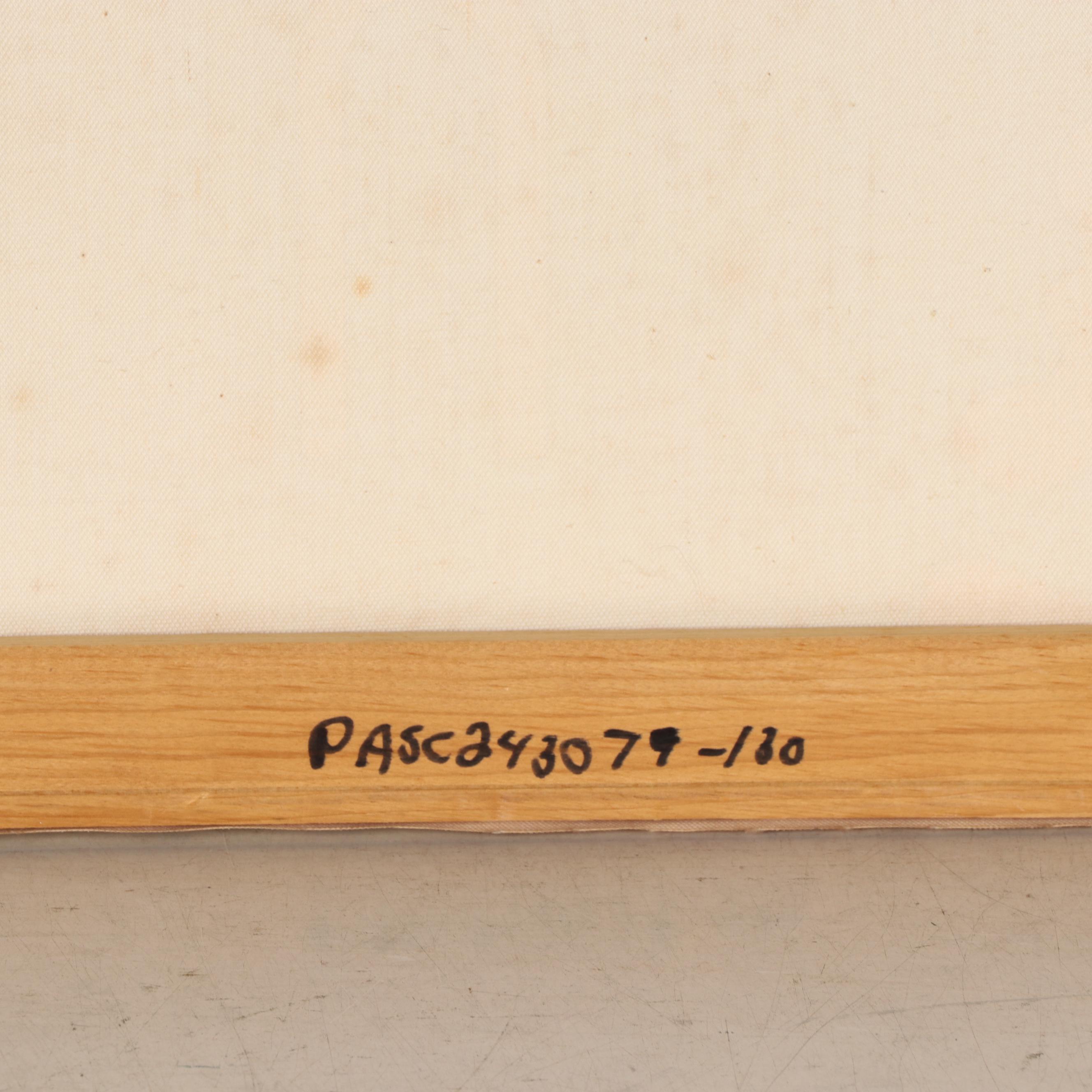 Jerry Kellems Acrylic Painting of Abstract Figures