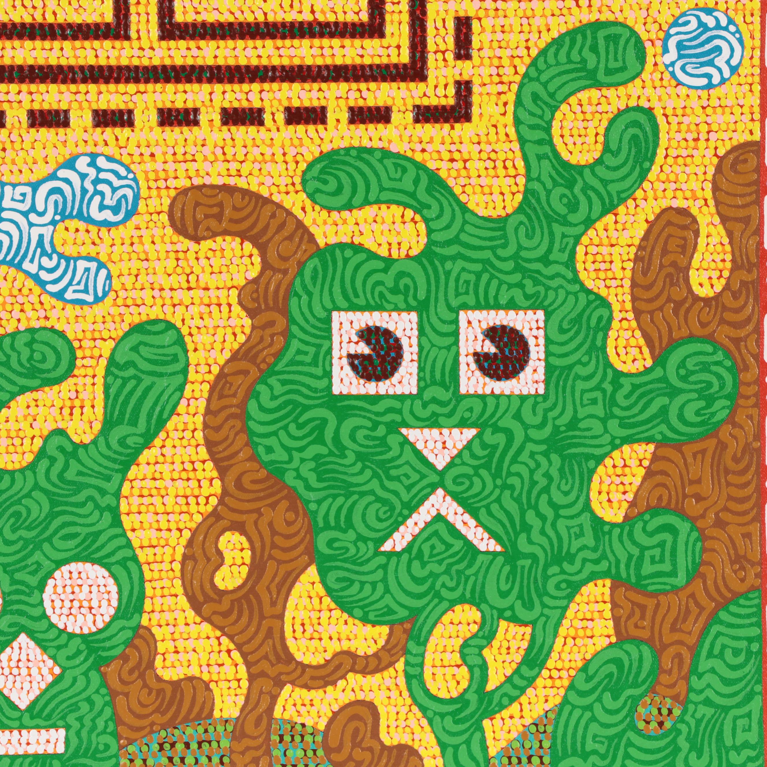 Jerry Kellems Abstract Acrylic Painting