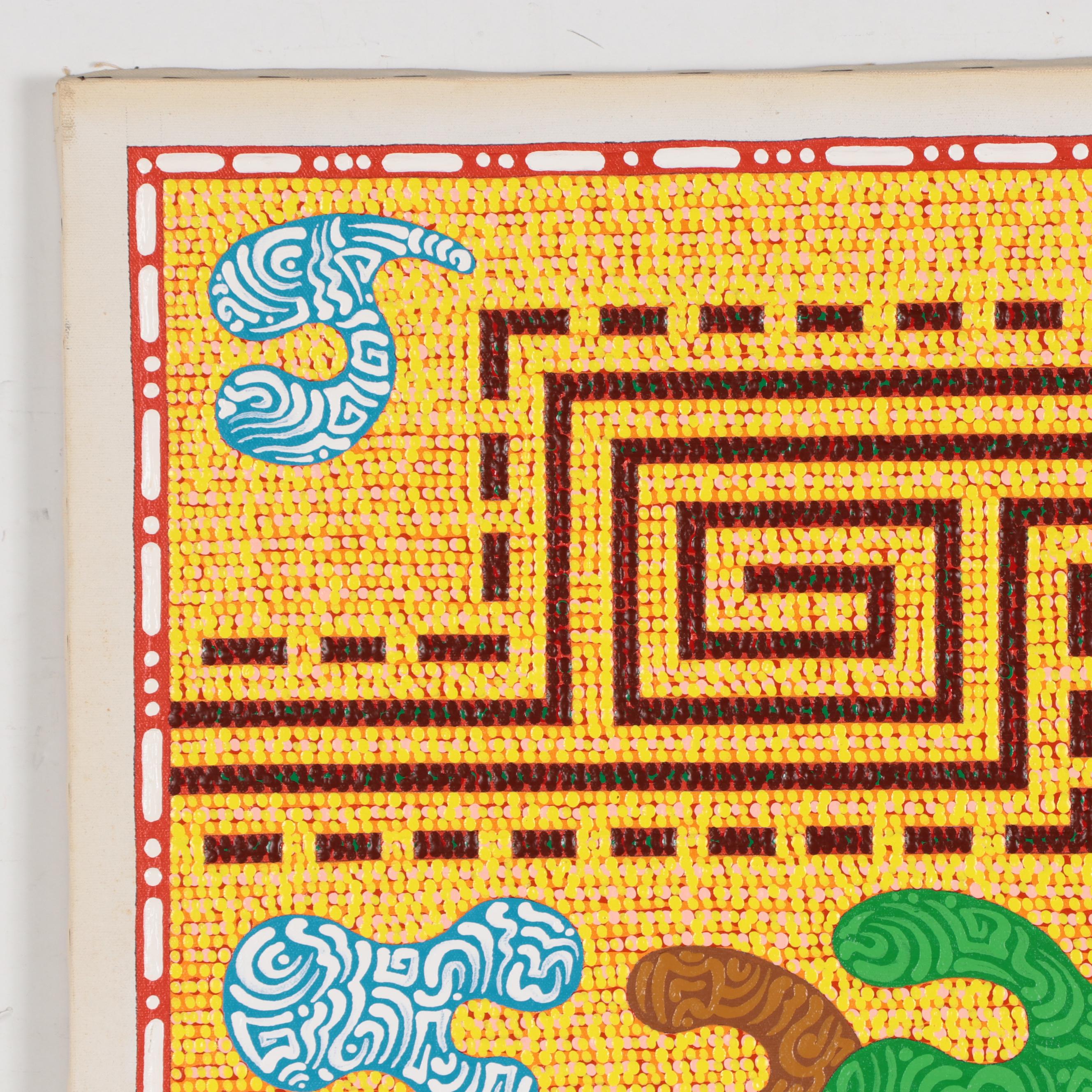 Jerry Kellems Abstract Acrylic Painting