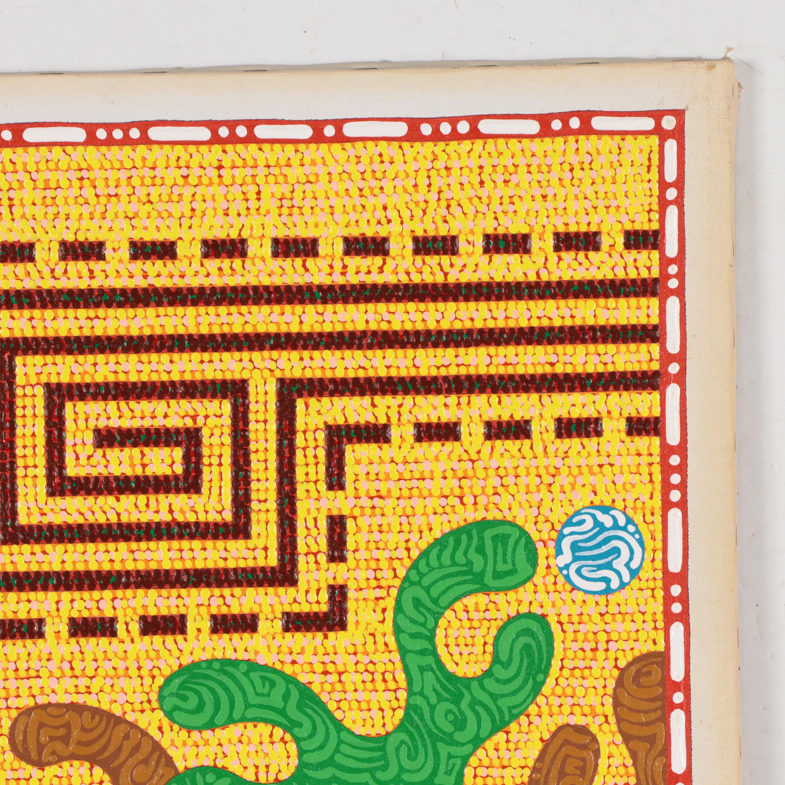 Jerry Kellems Abstract Acrylic Painting