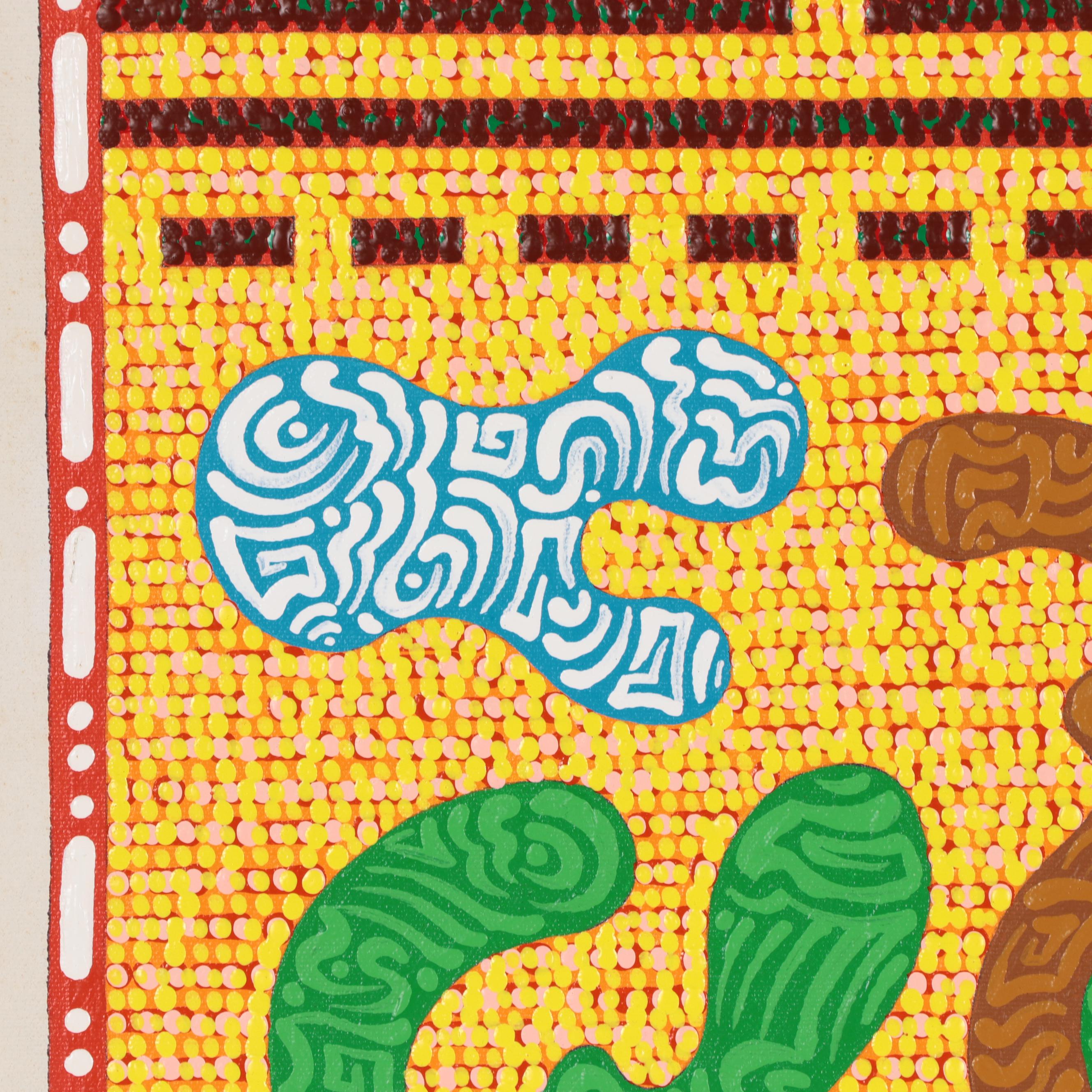 Jerry Kellems Abstract Acrylic Painting